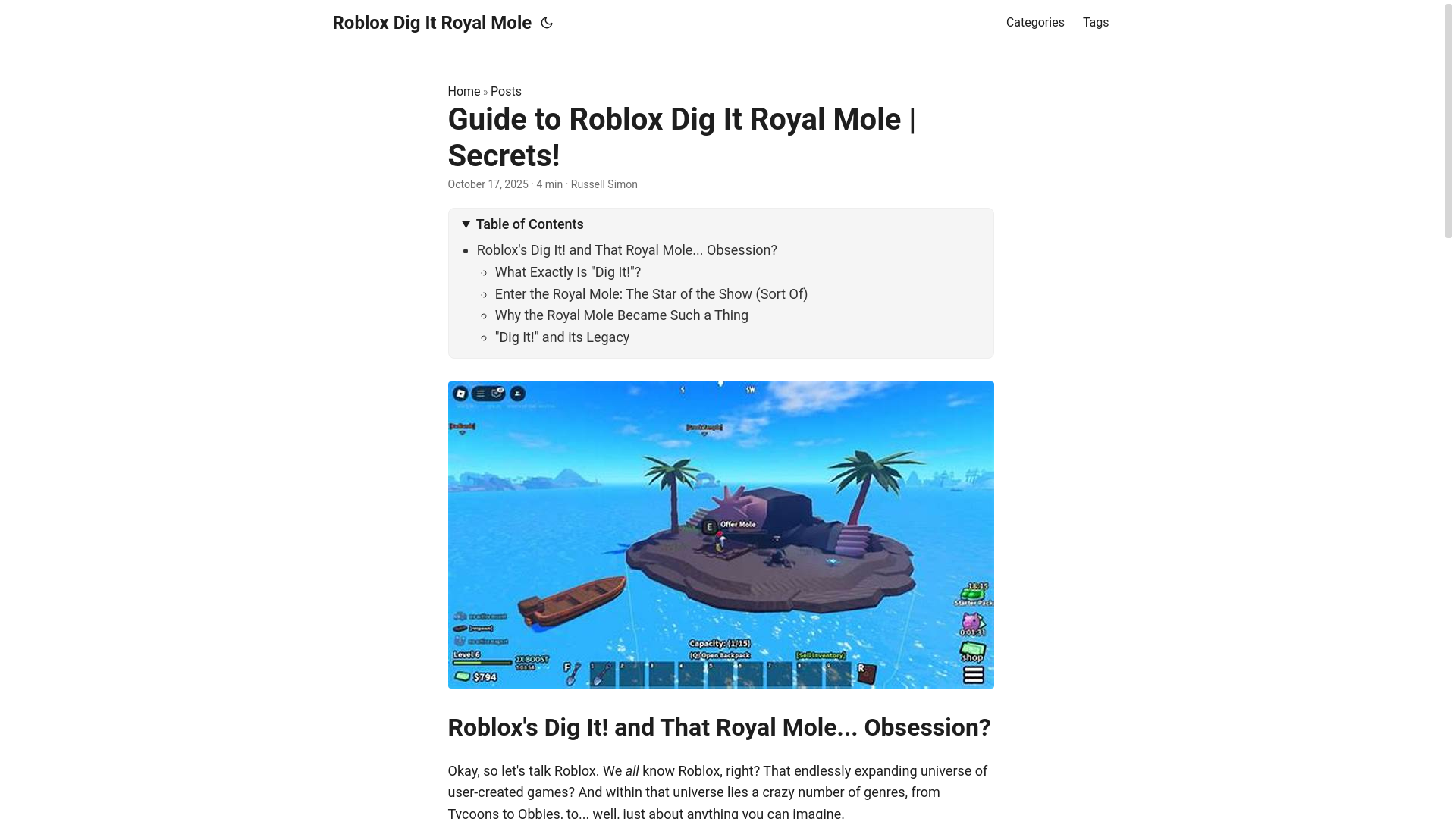 website screenshot of https://roblox-dig-it-royal-mole.pages.dev/