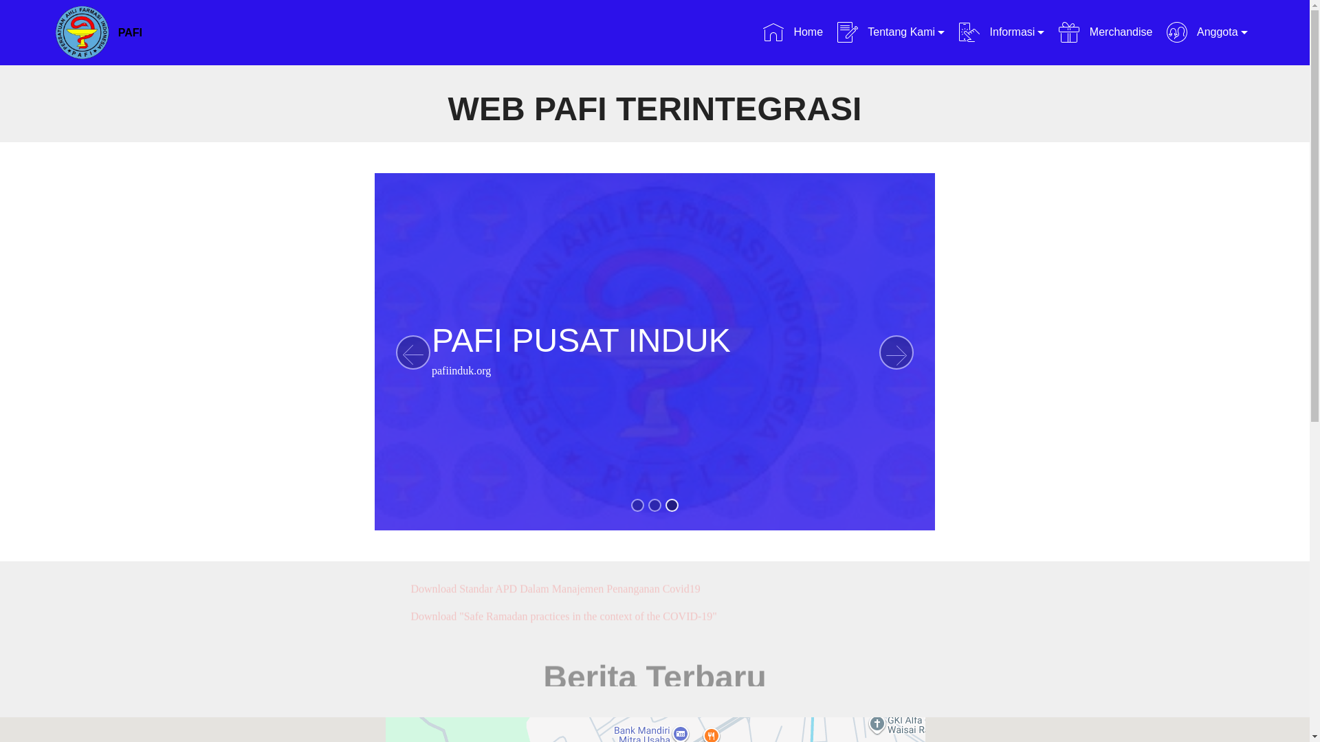 website screenshot of https://pafi-rajaampat-org.pages.dev/