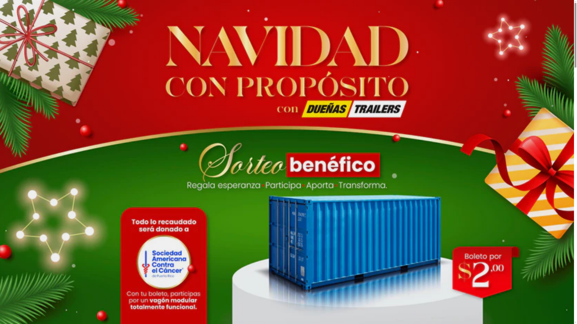 website screenshot of https://navidadconduenastrailers.com/