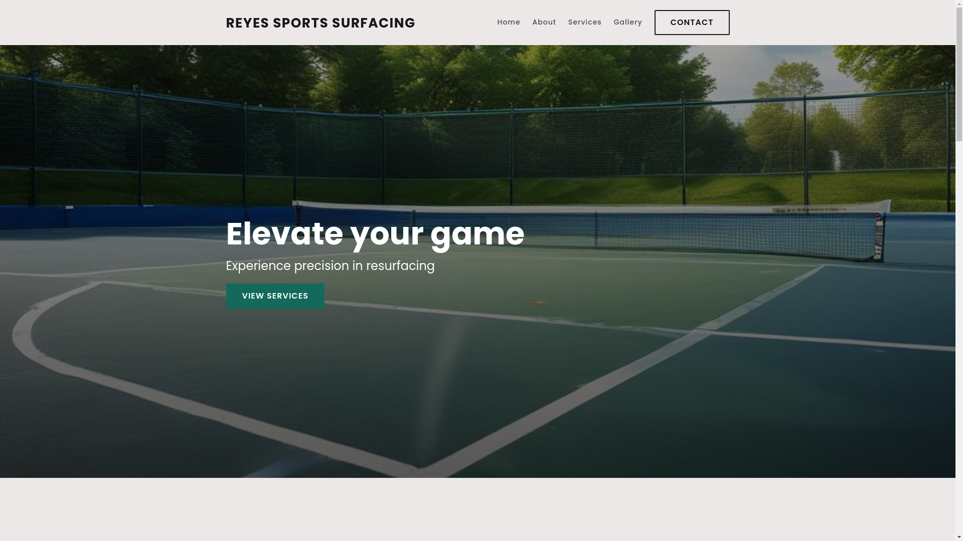 website screenshot of https://reyessportssurfacing.info/