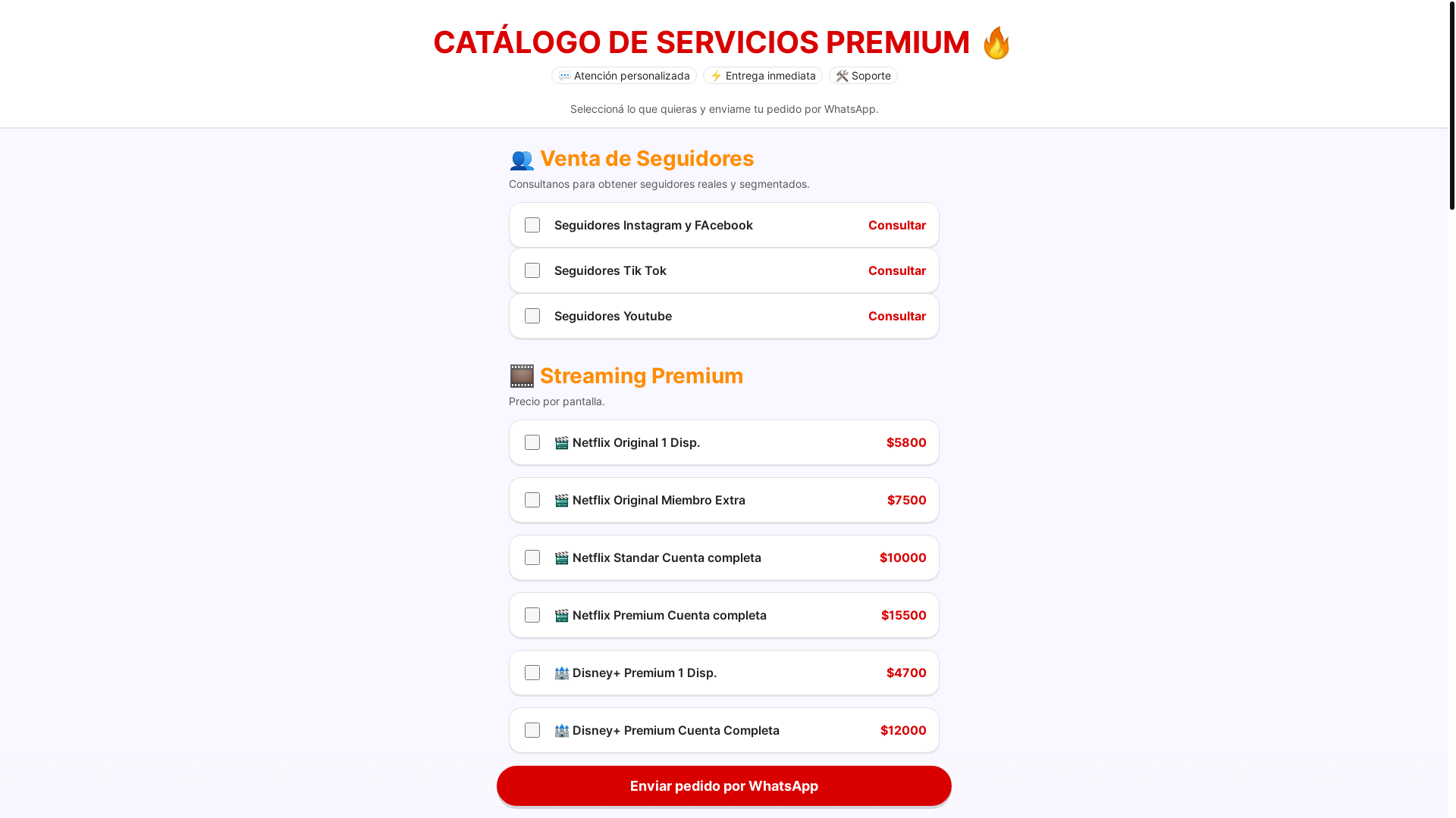 website screenshot of https://catalogo-final.pages.dev/