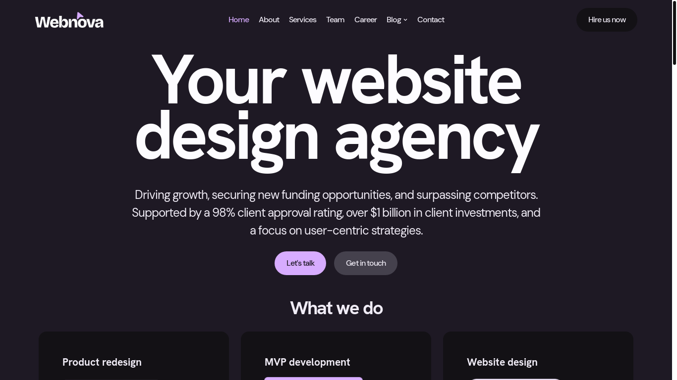 website screenshot of https://pulsedevelopment.uk/