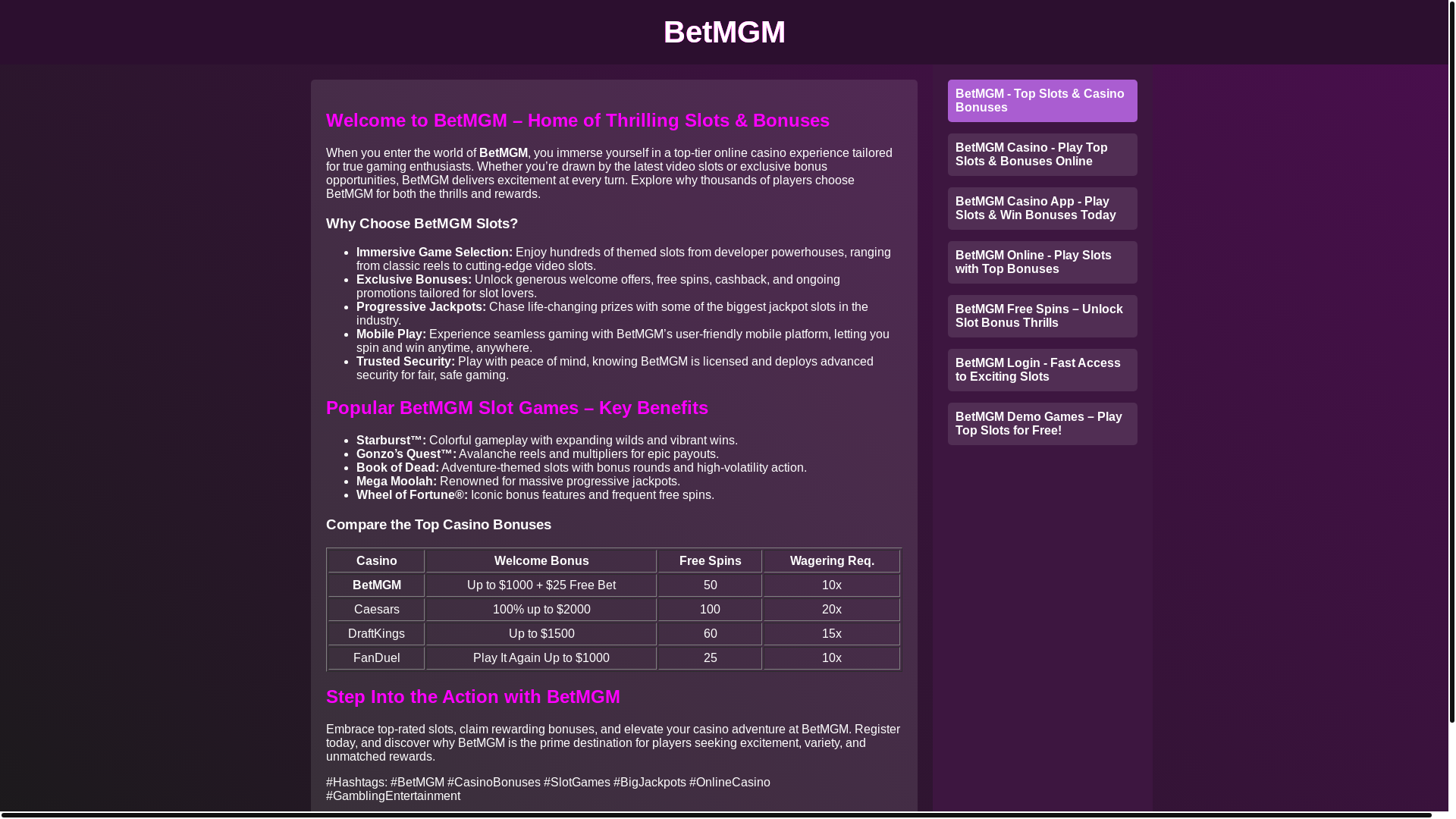 website screenshot of https://play-betmgm-comeo3.pages.dev/