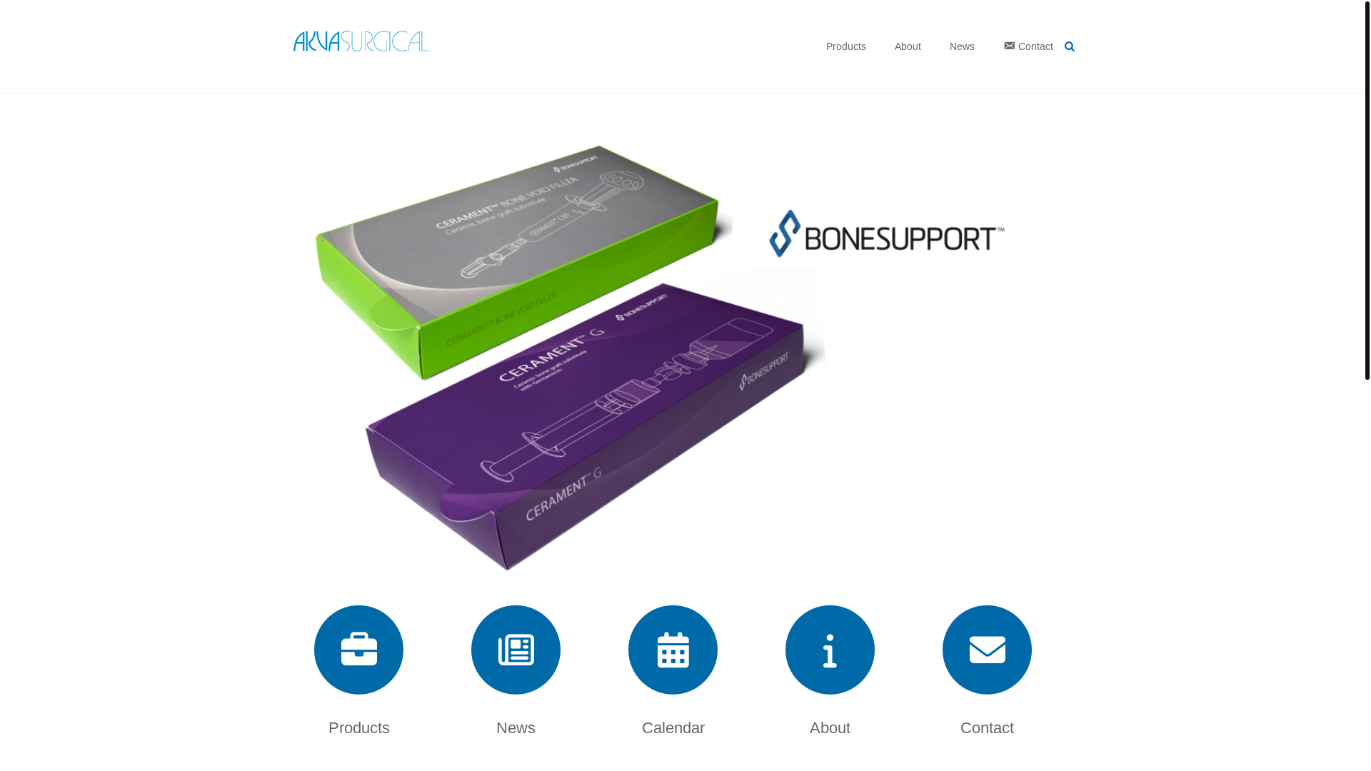 website screenshot of https://akvasurgical.pro/