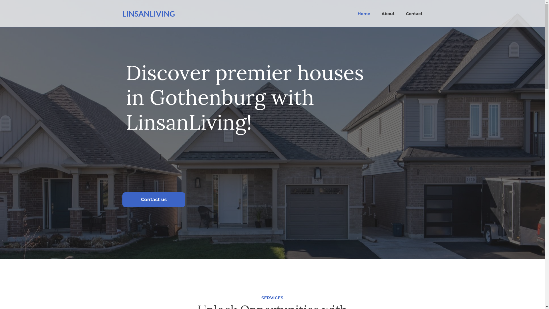 website screenshot of https://linsanliving.se/