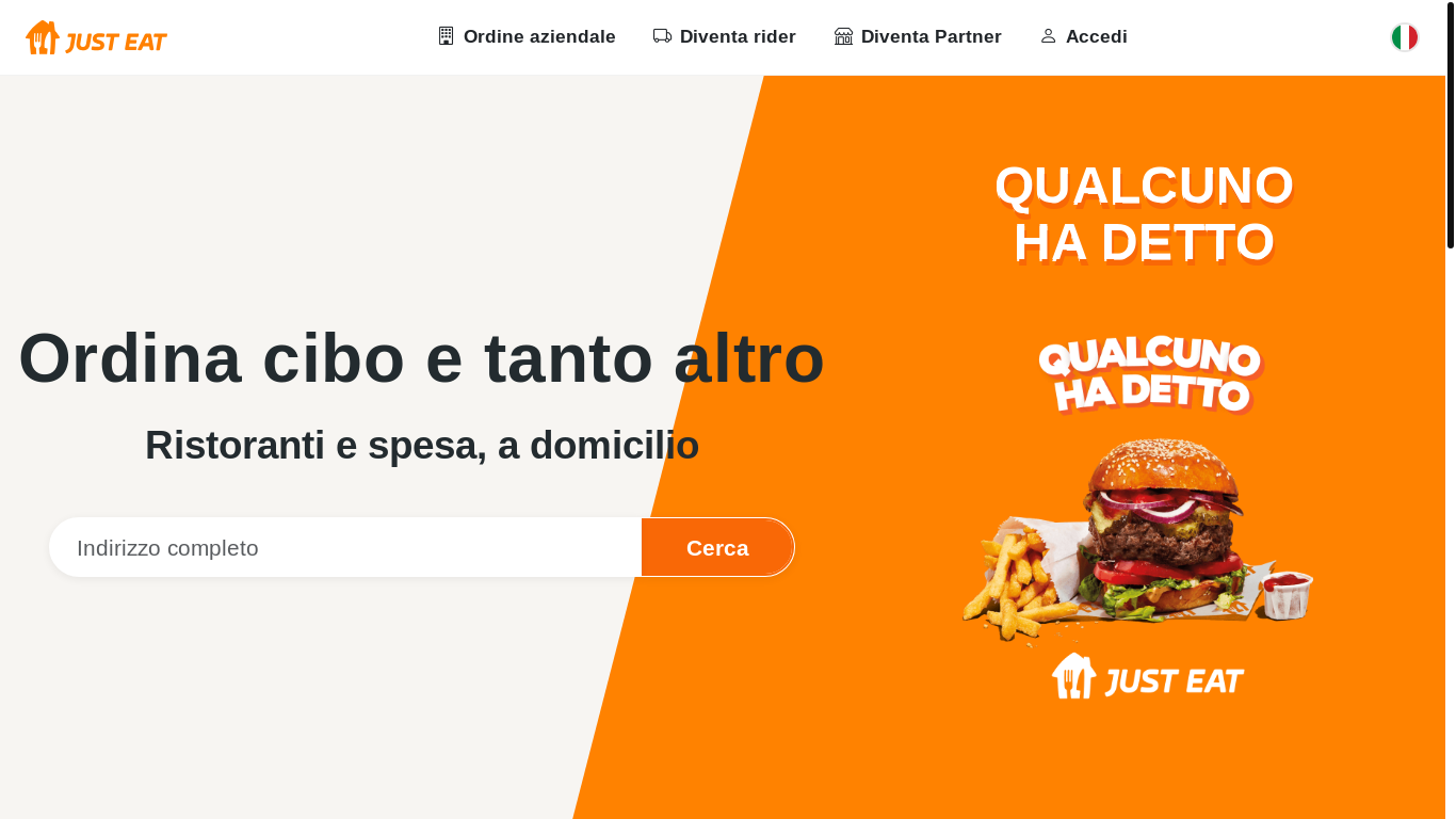 website screenshot of https://justeat.betterdeals2u.com/