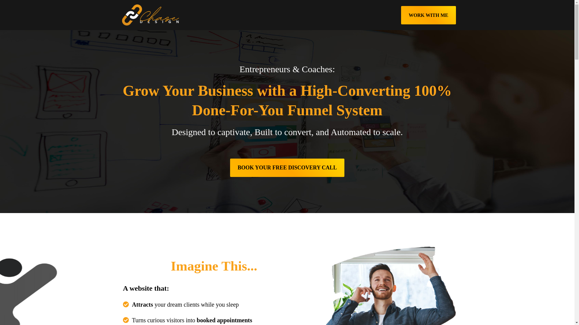 website screenshot of https://chasedesign27.com/