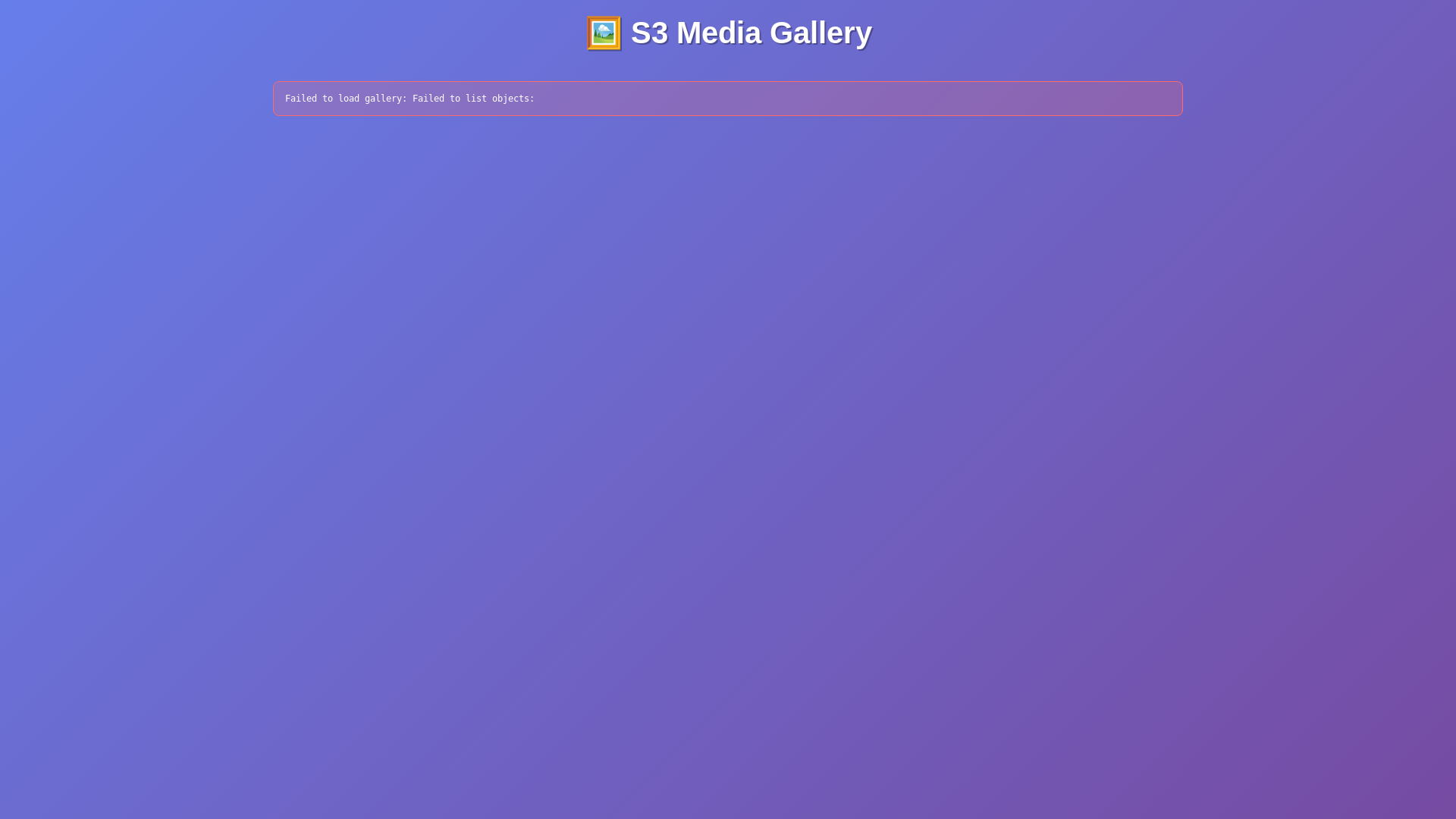 website screenshot of https://cloudflare-gallary.pages.dev/