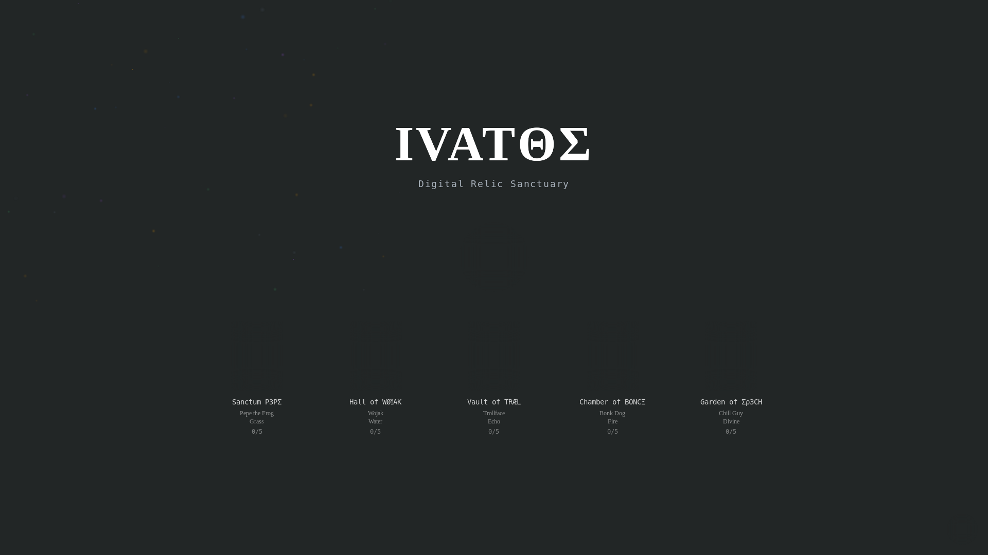 website screenshot of https://ivat0s.xyz/