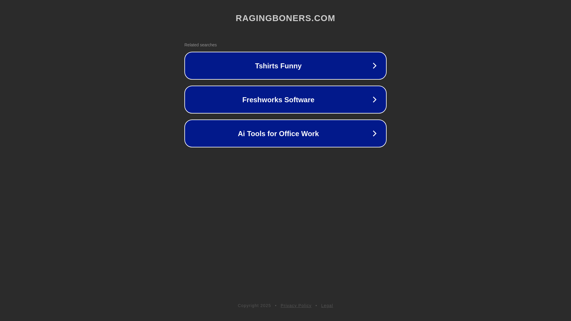 website screenshot of https://ragingboners.com/