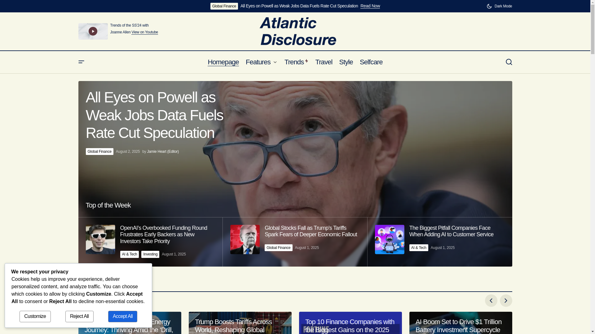 website screenshot of https://atlanticdisclosure.com/