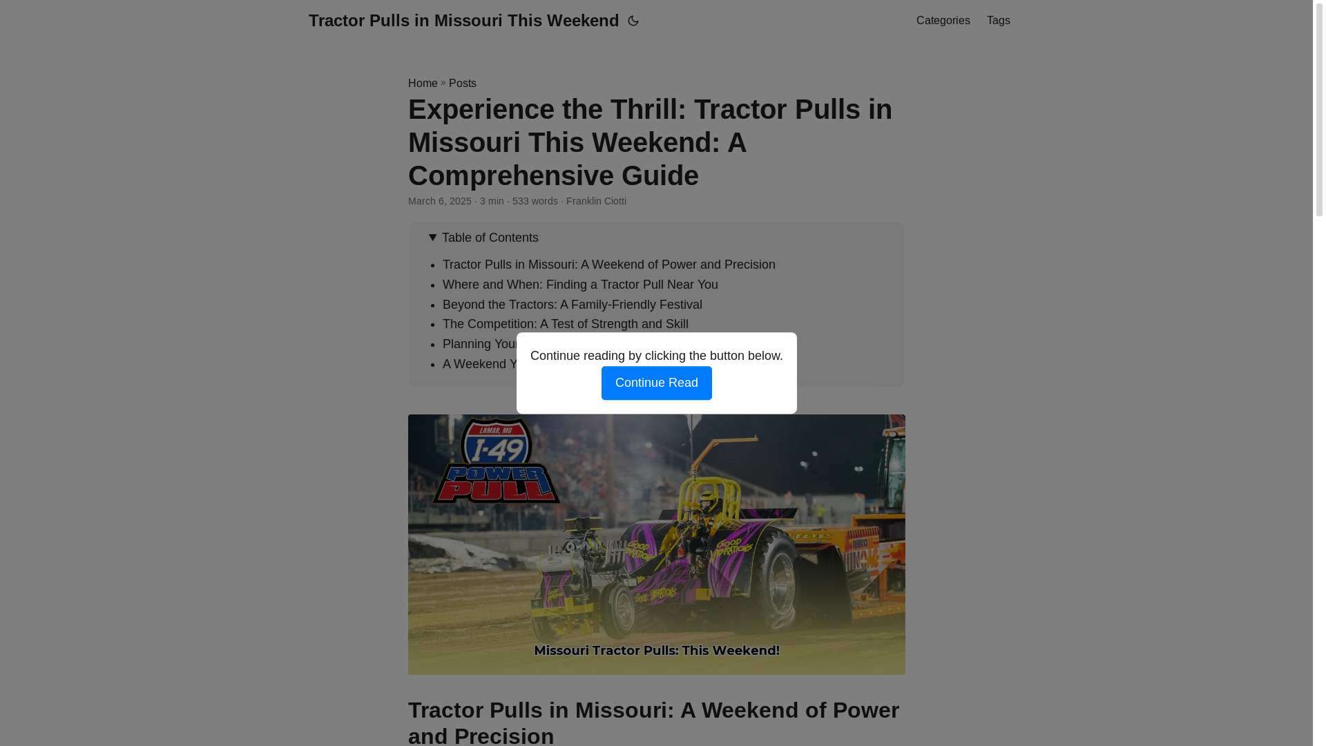 website screenshot of https://tractor-pulls-in-missouri-this-weekend.pages.dev/