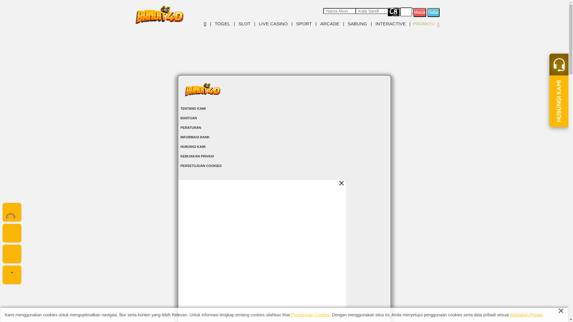website screenshot of https://bandit4deme.top/