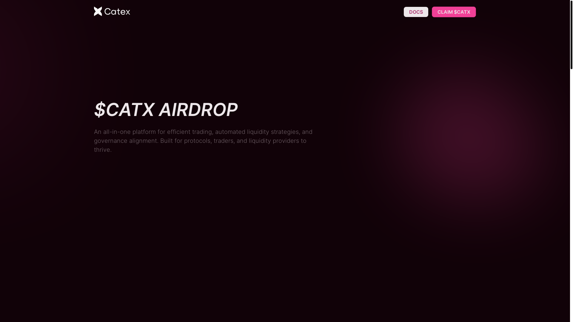 website screenshot of https://catx-catexfi.com/