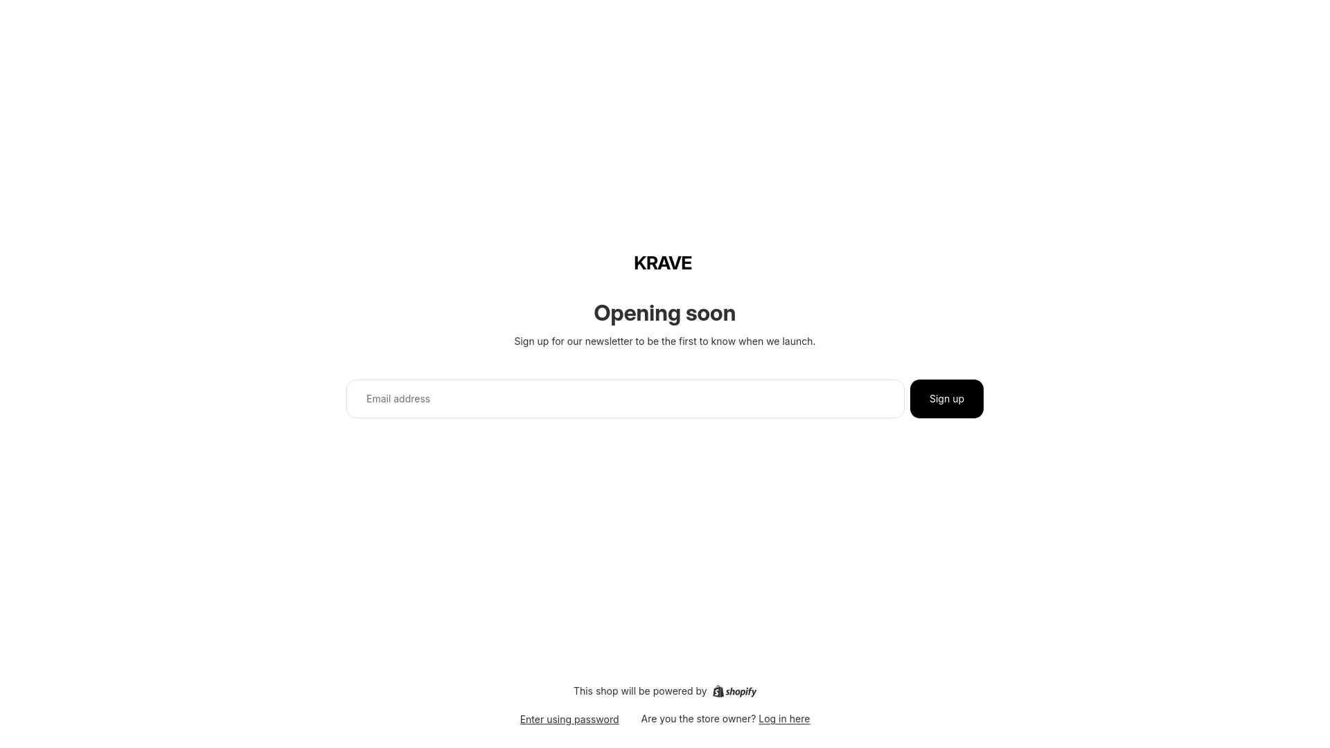 website screenshot of https://kravemoi.com/