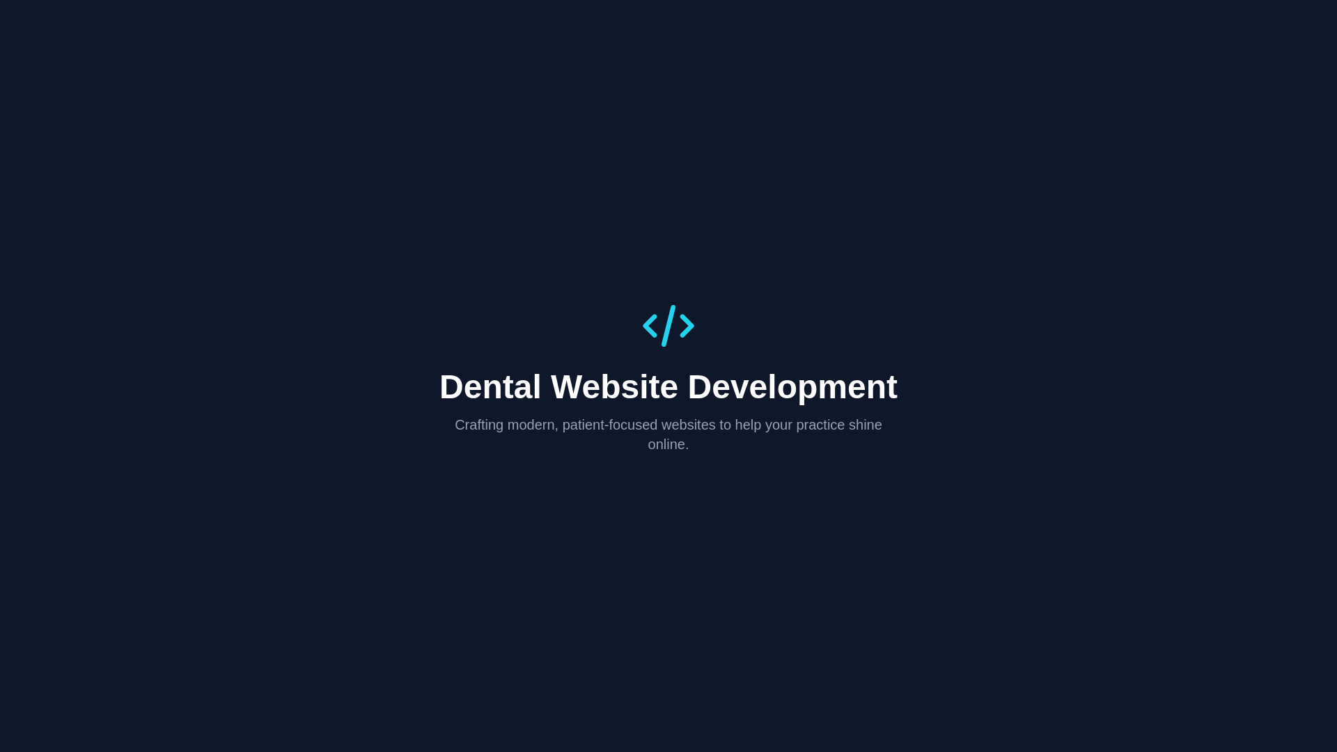 website screenshot of https://dentalwebsitedevelopment.pages.dev/