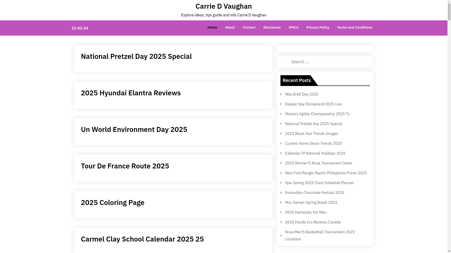 website screenshot of https://carriedvaughans.pages.dev/