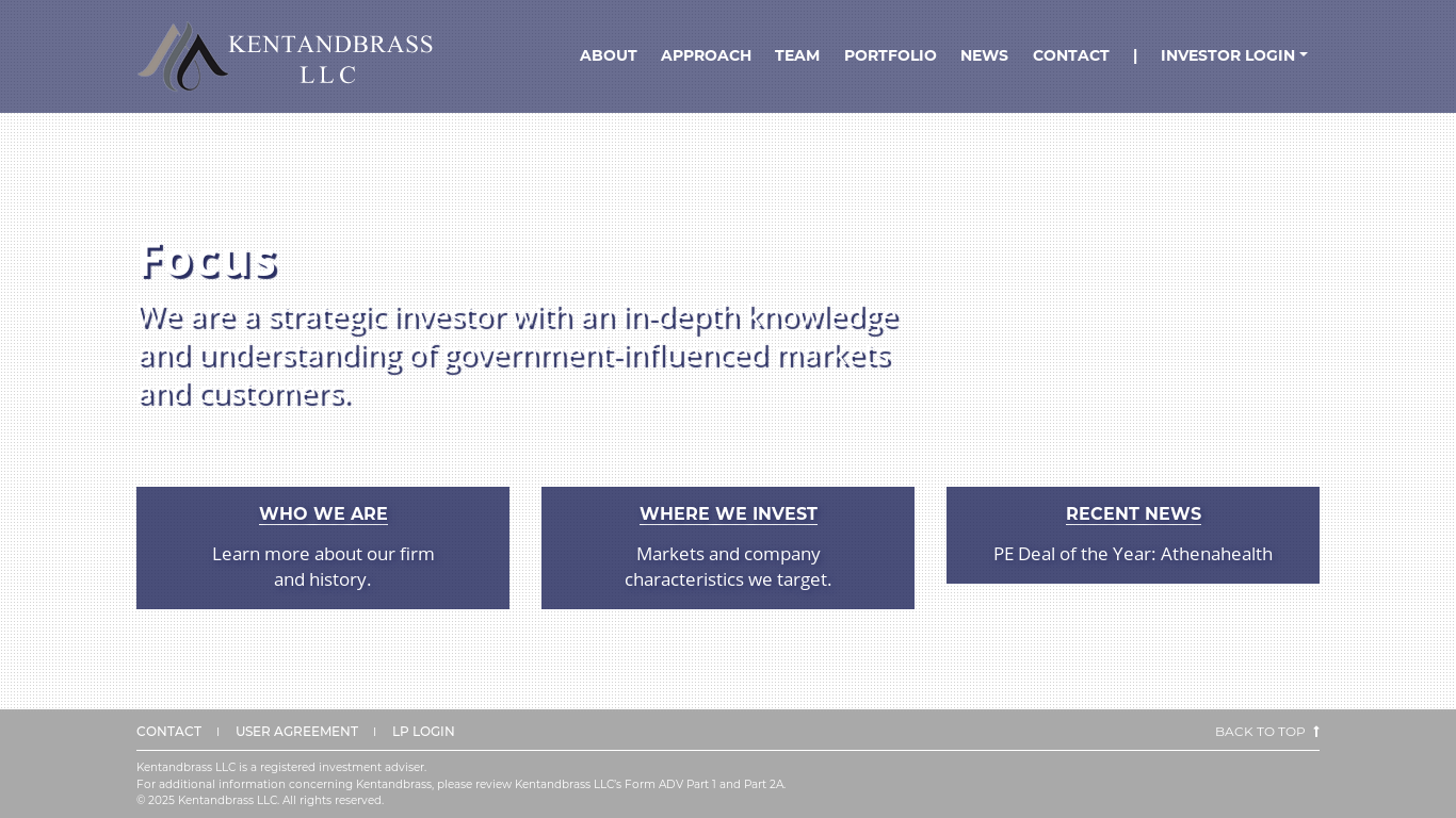 website screenshot of https://www.kentandbrass.com/