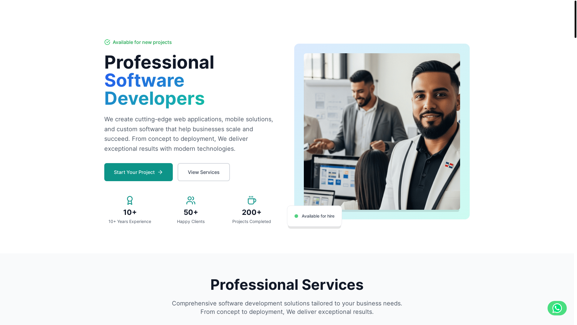 website screenshot of https://winsoft-landingpage.pages.dev/