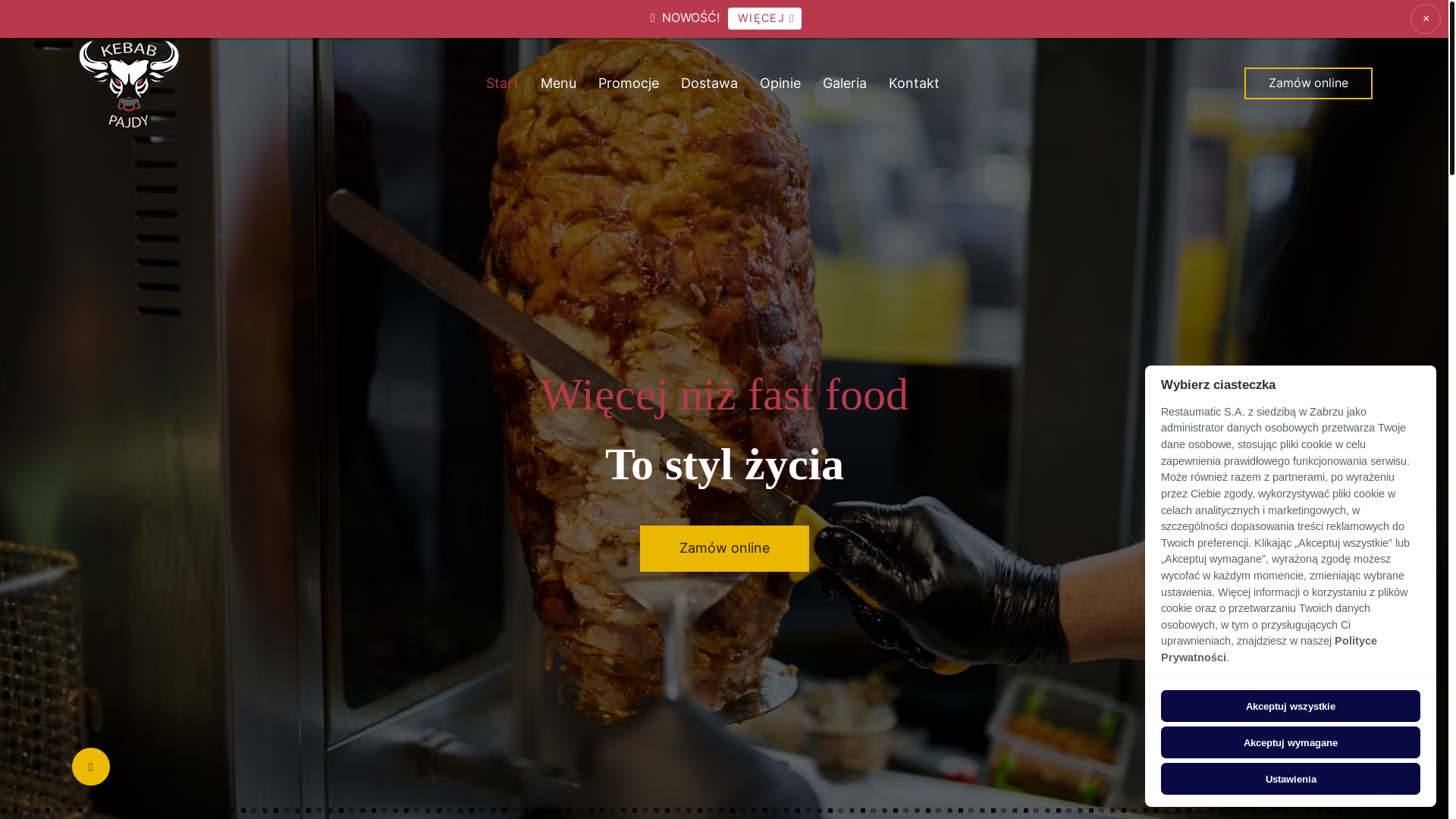 website screenshot of https://upajdywielkaskotnica.pl/