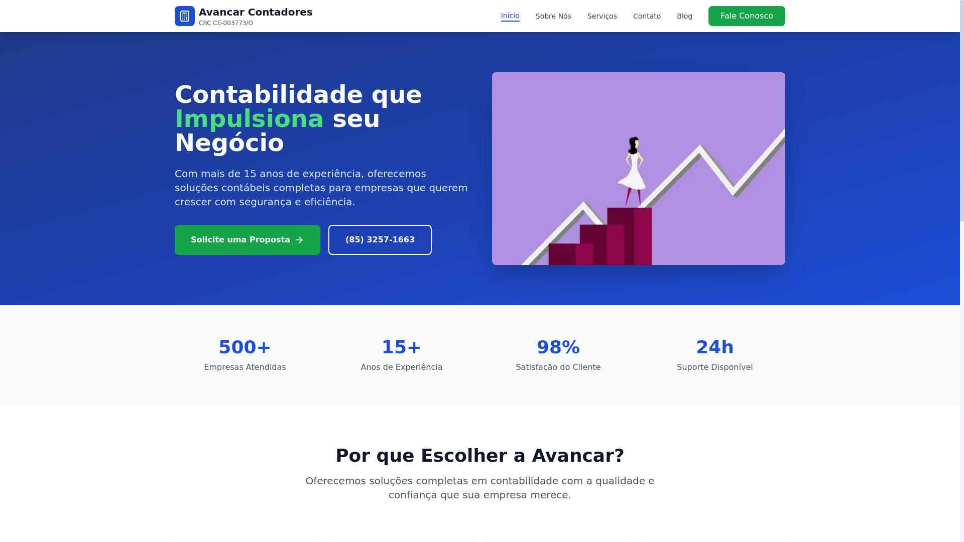 website screenshot of https://avancar-contabilidade.shop/