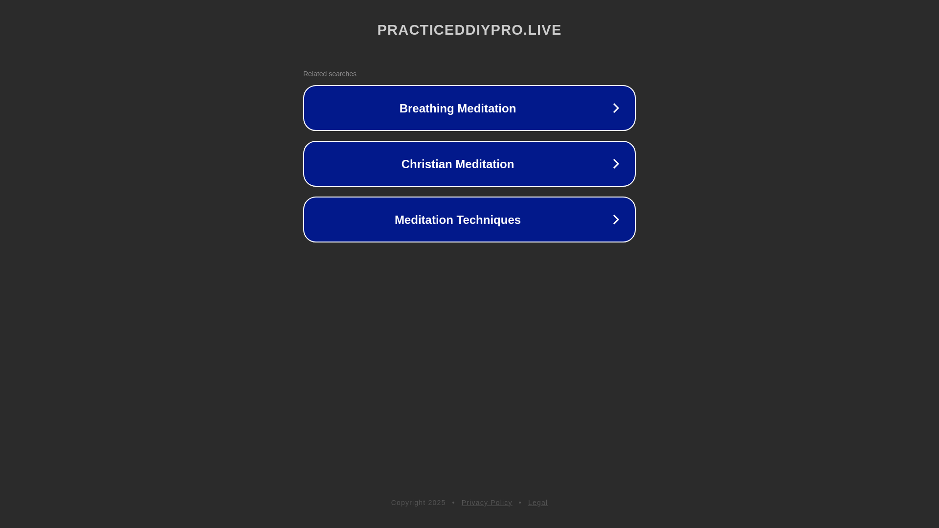 website screenshot of https://practiceddiypro.live/