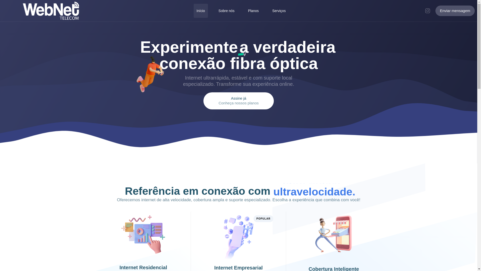 website screenshot of https://webnetnv.com.br/