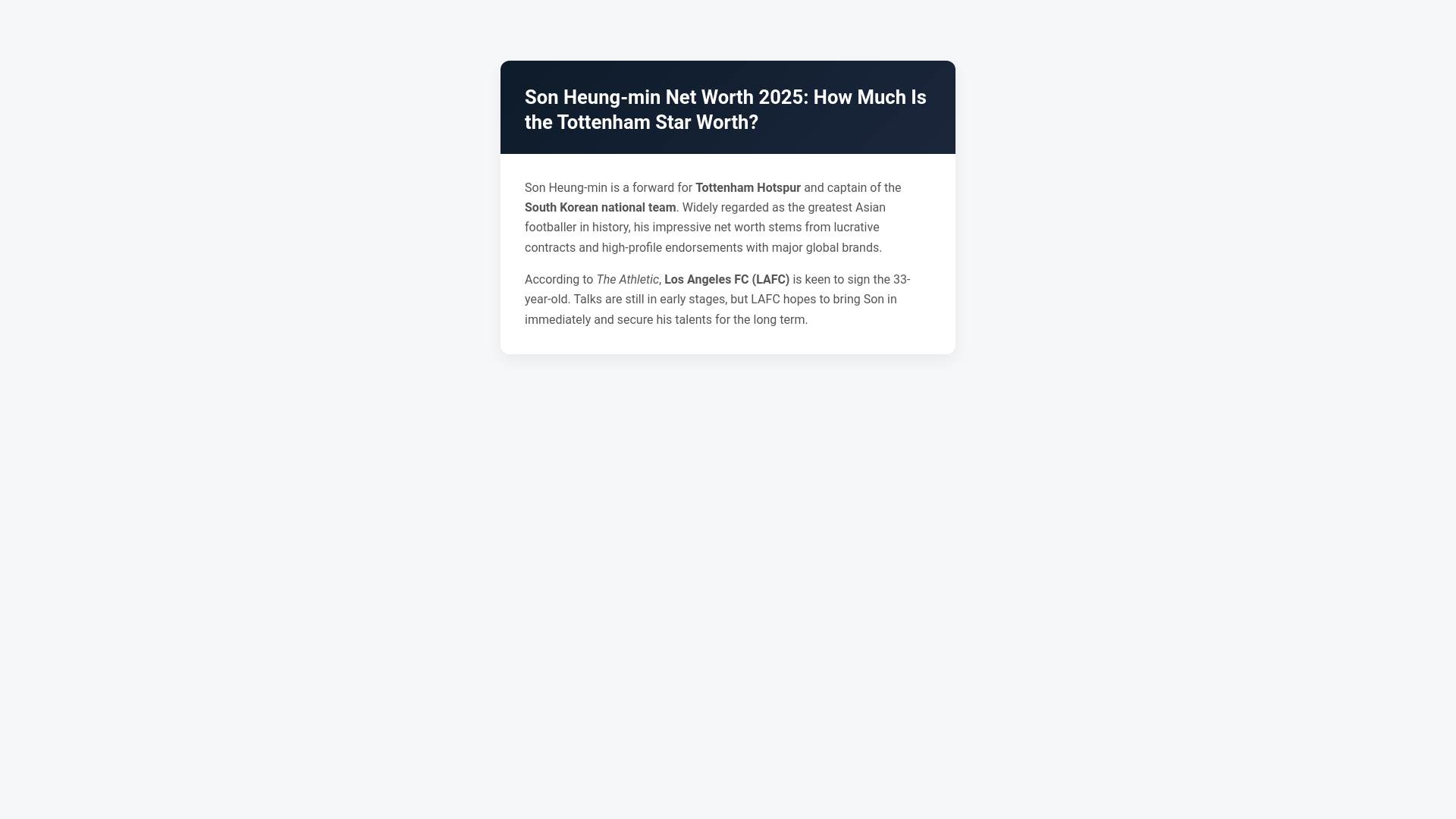 website screenshot of https://son-heung-min-net-worth.pages.dev/
