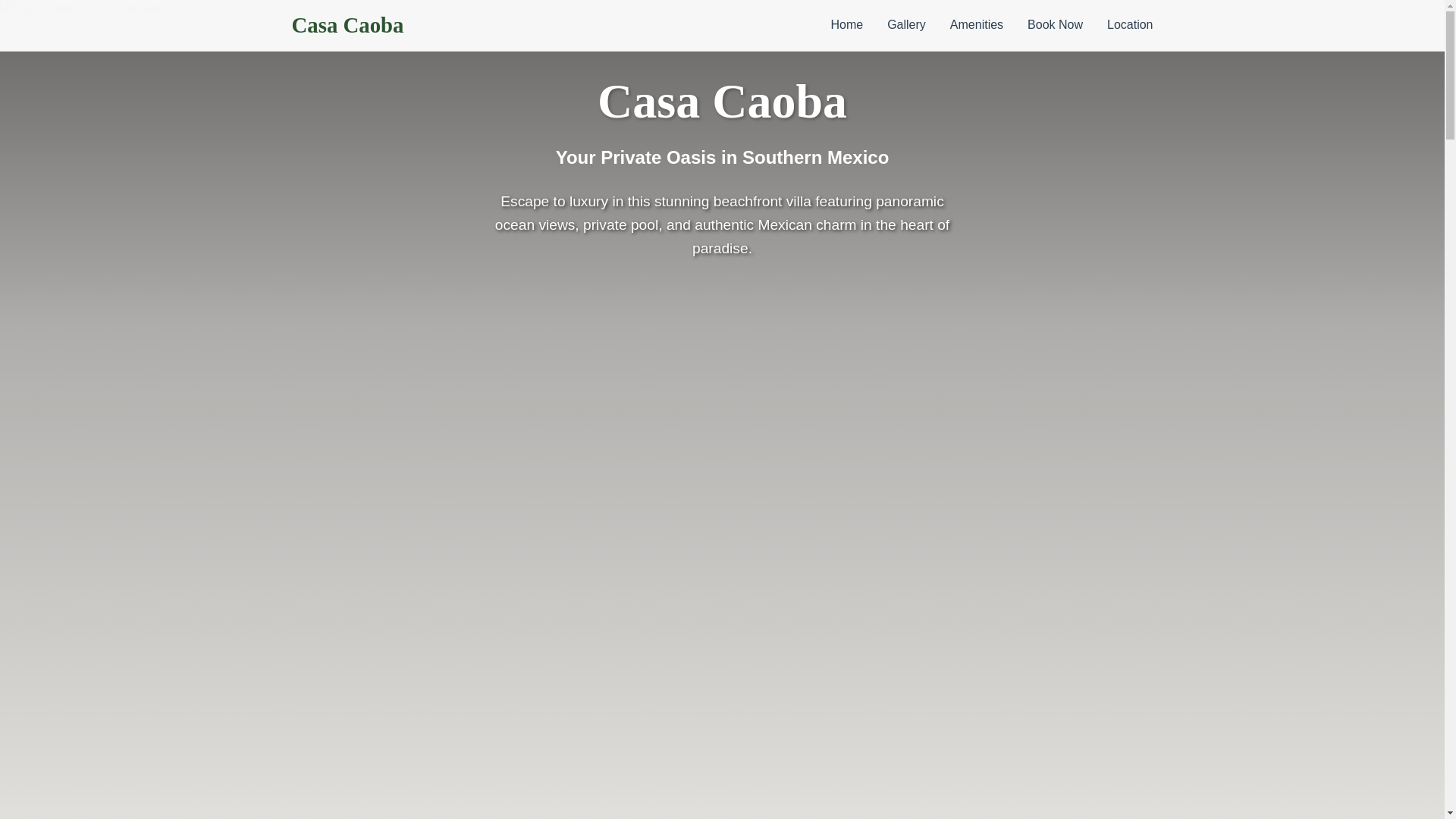 website screenshot of https://casacaobamexico.com/