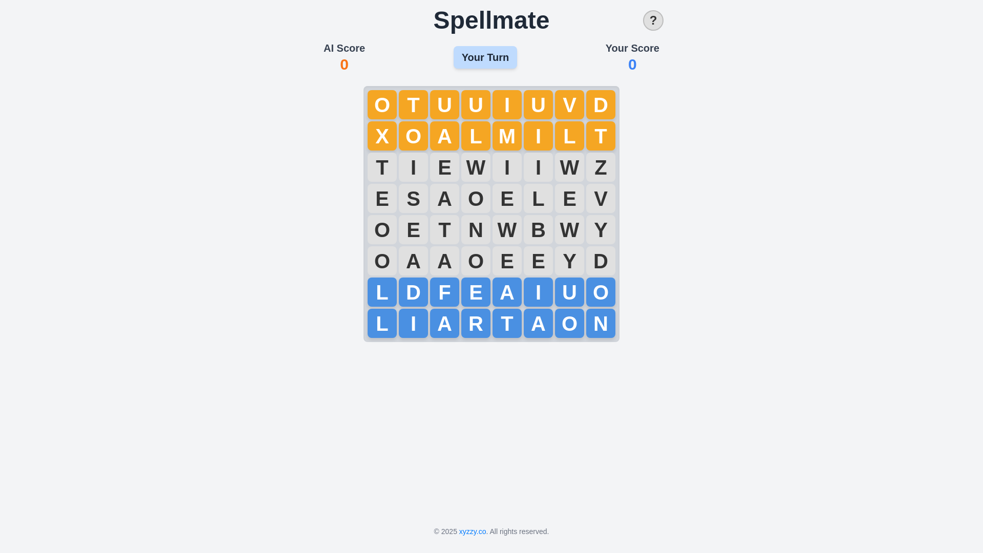 website screenshot of https://spellmate.app/