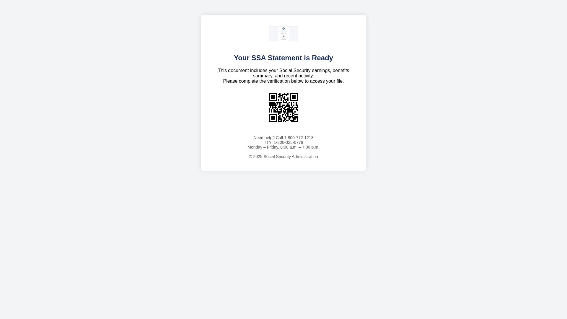 website screenshot of https://ssaaccesspoint.org/