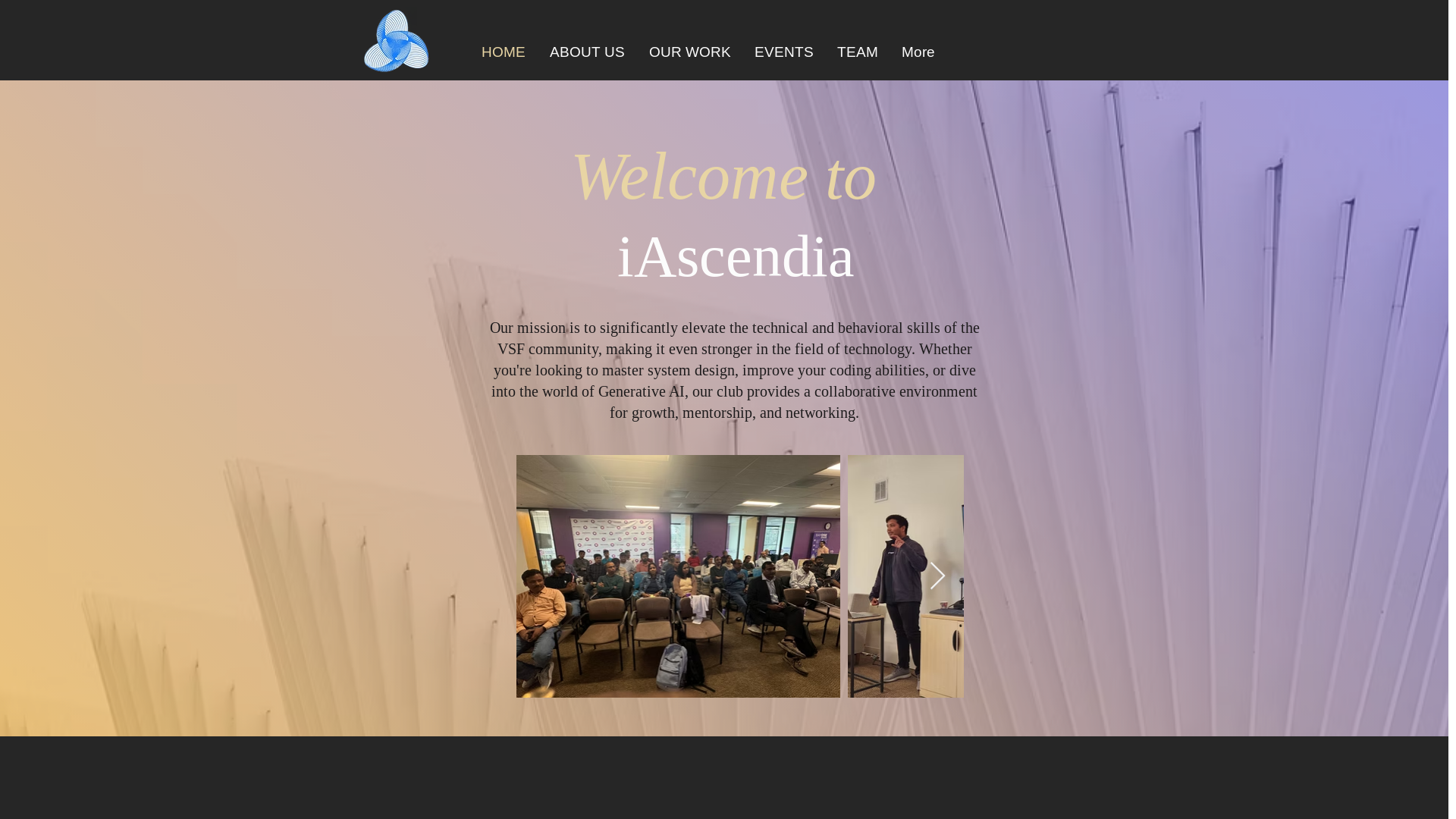 website screenshot of https://iascendia.com/