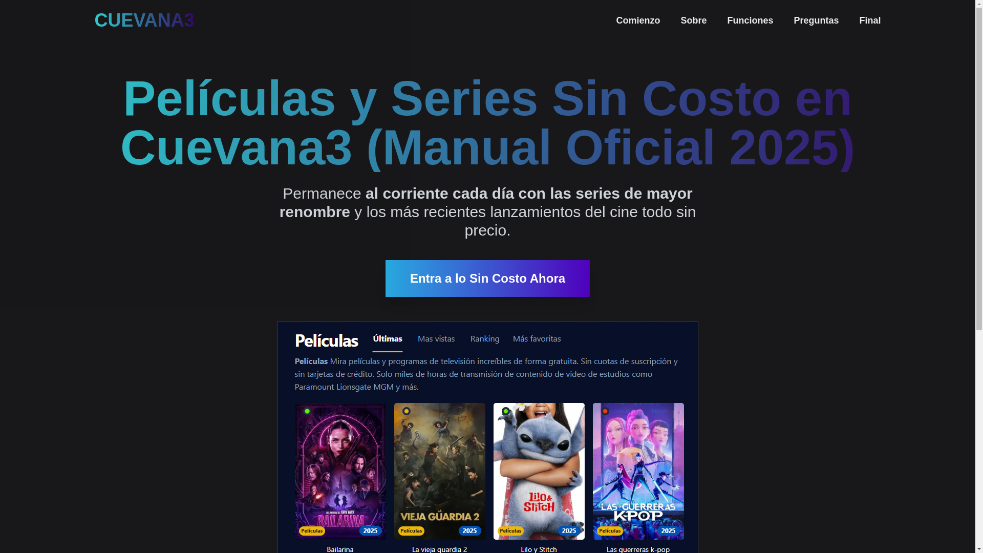website screenshot of https://cuevana3-92fr.pages.dev/