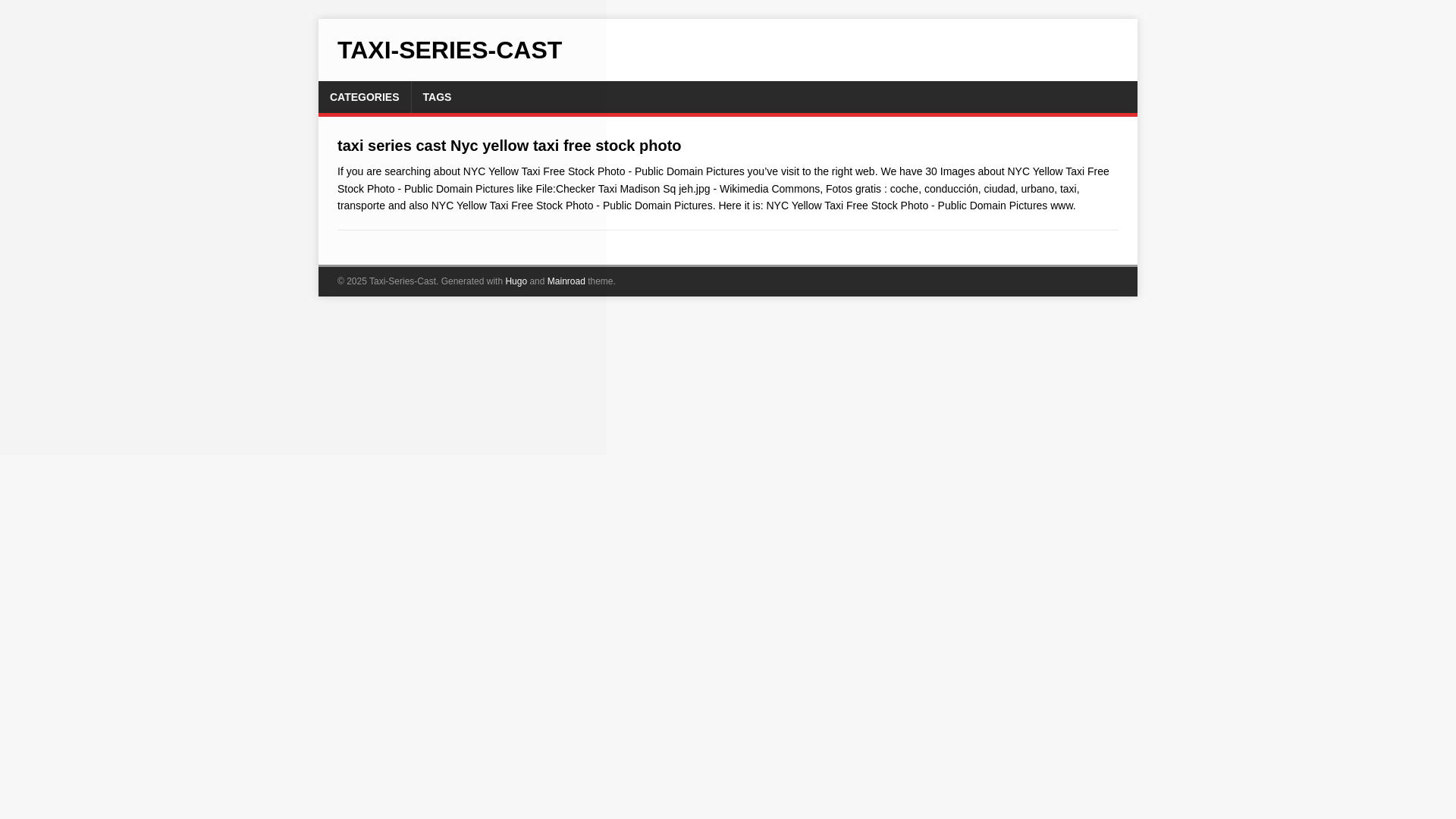 website screenshot of https://taxi-series-cast.pages.dev/