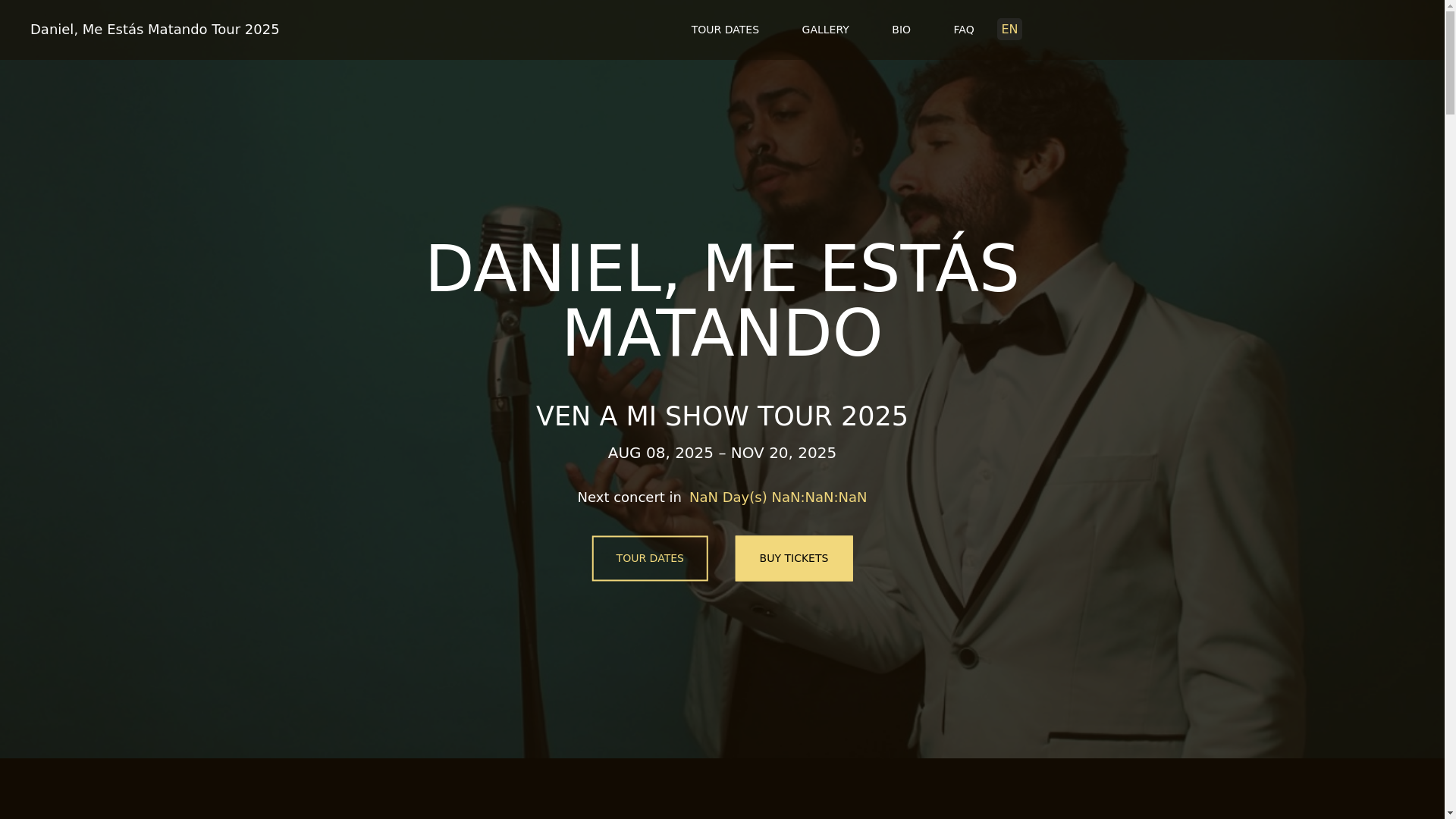 website screenshot of https://danielmeestasmatandotour-com-github-io.pages.dev/