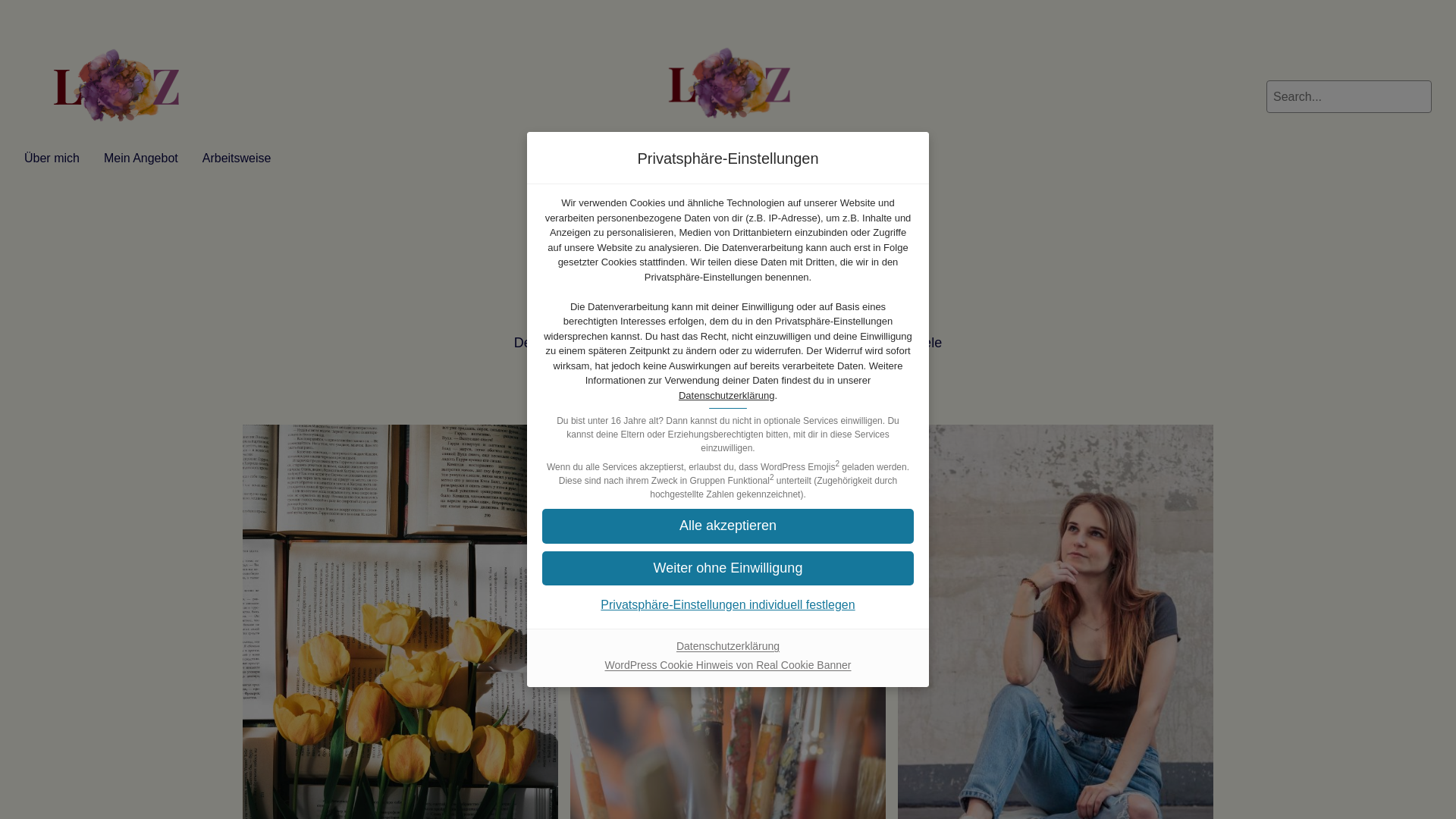website screenshot of https://lektorat-zeilenatelier.de/
