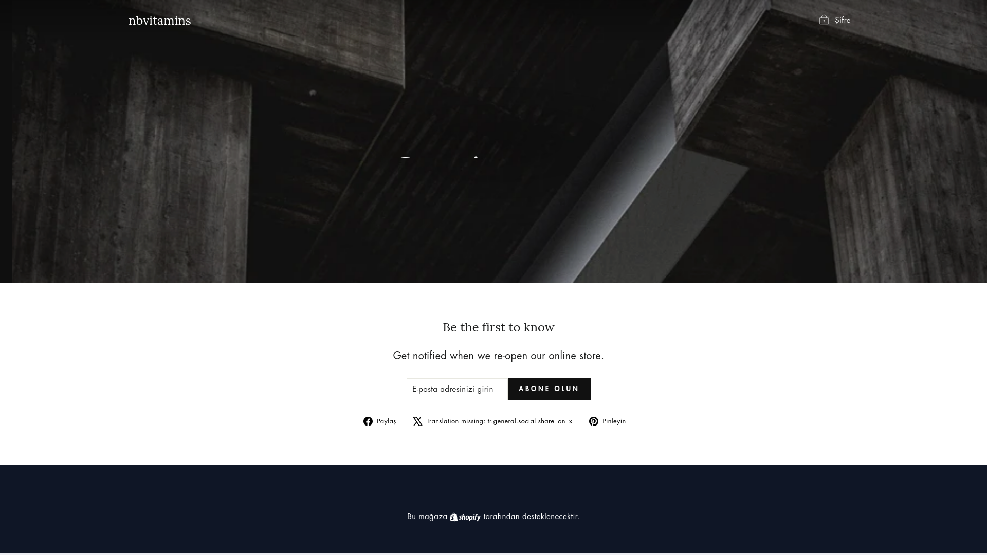 website screenshot of https://nbvitamin.eu/