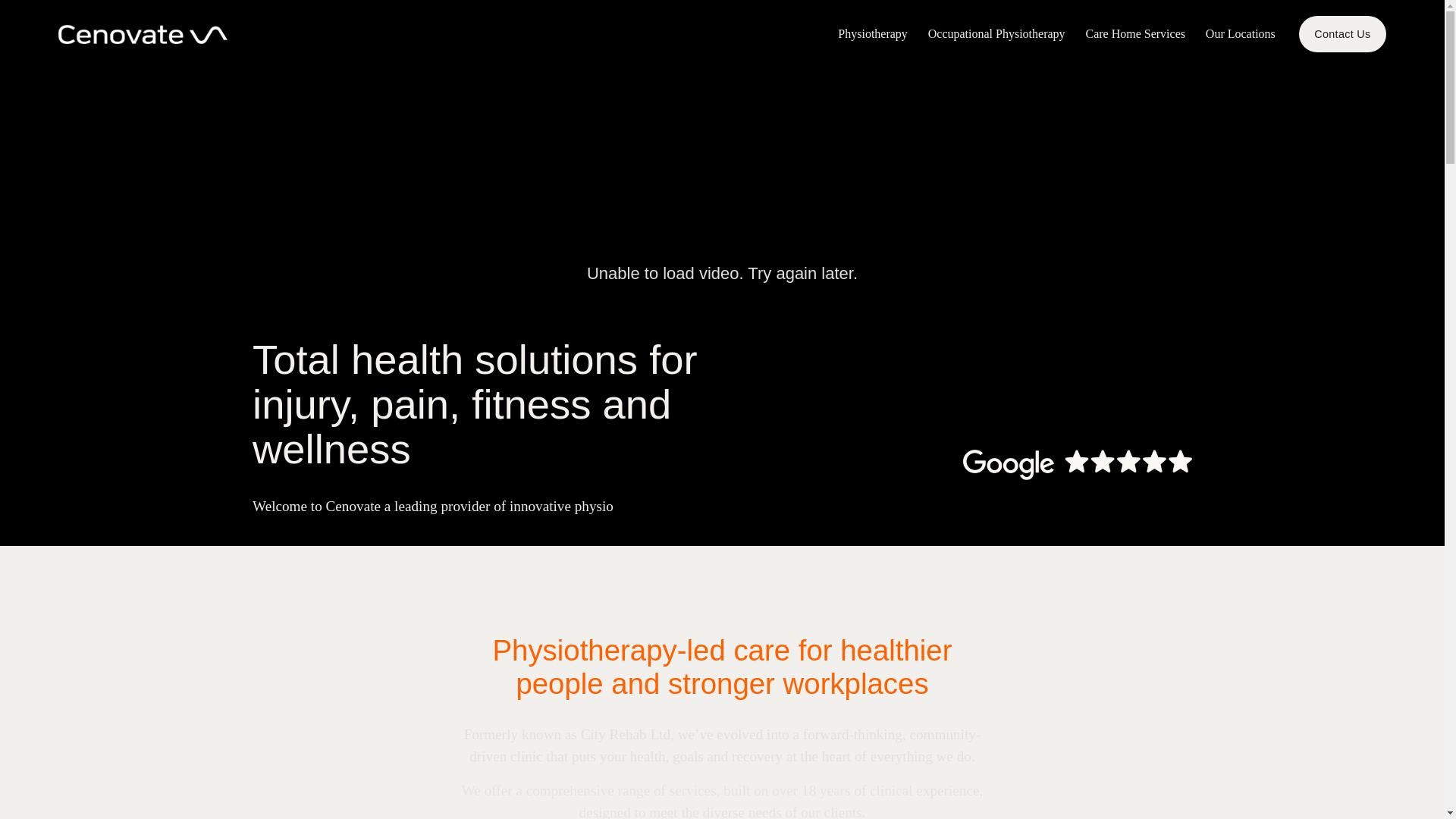 website screenshot of https://cenovate.co.uk/