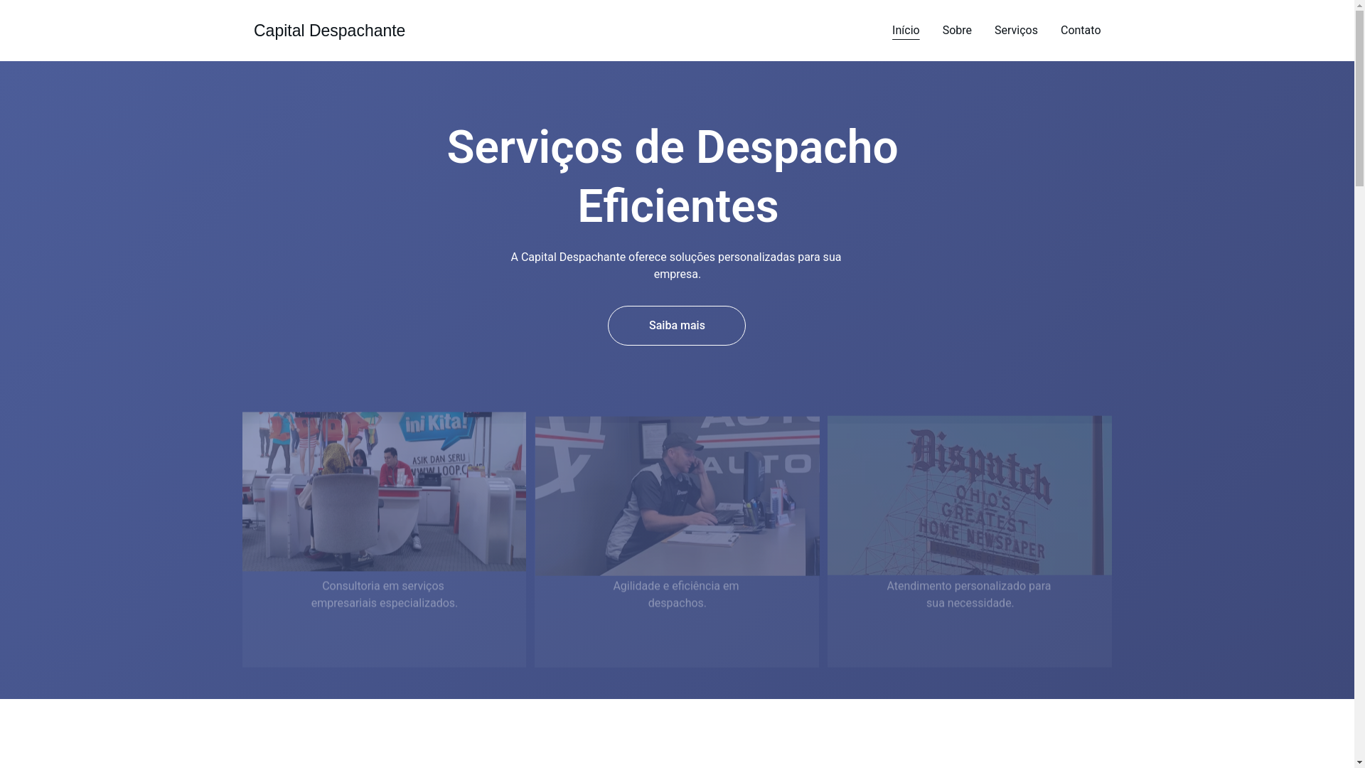 website screenshot of https://capitaldespachante.store/