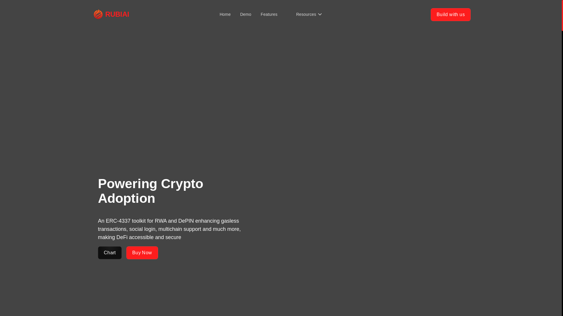 website screenshot of https://rubicoreai.xyz/
