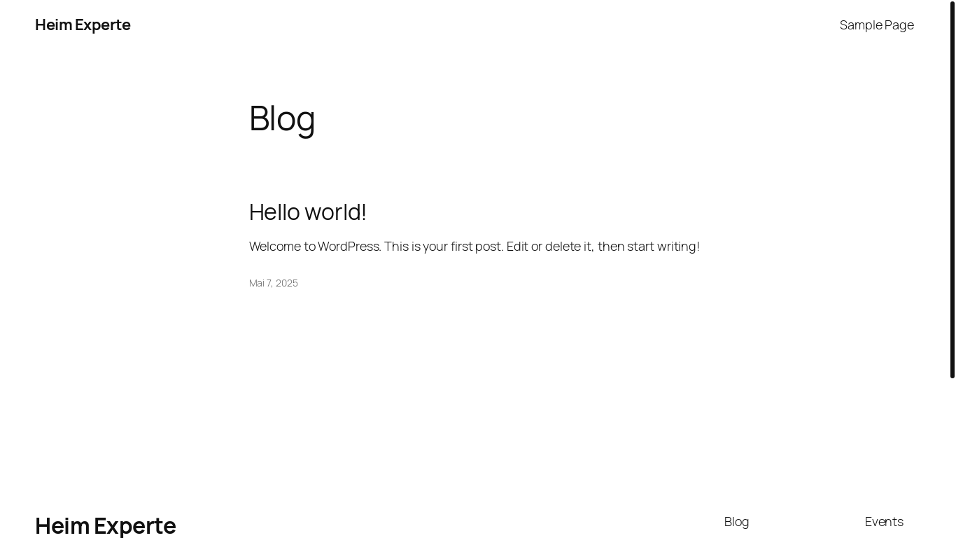 website screenshot of https://heimexperte.com/