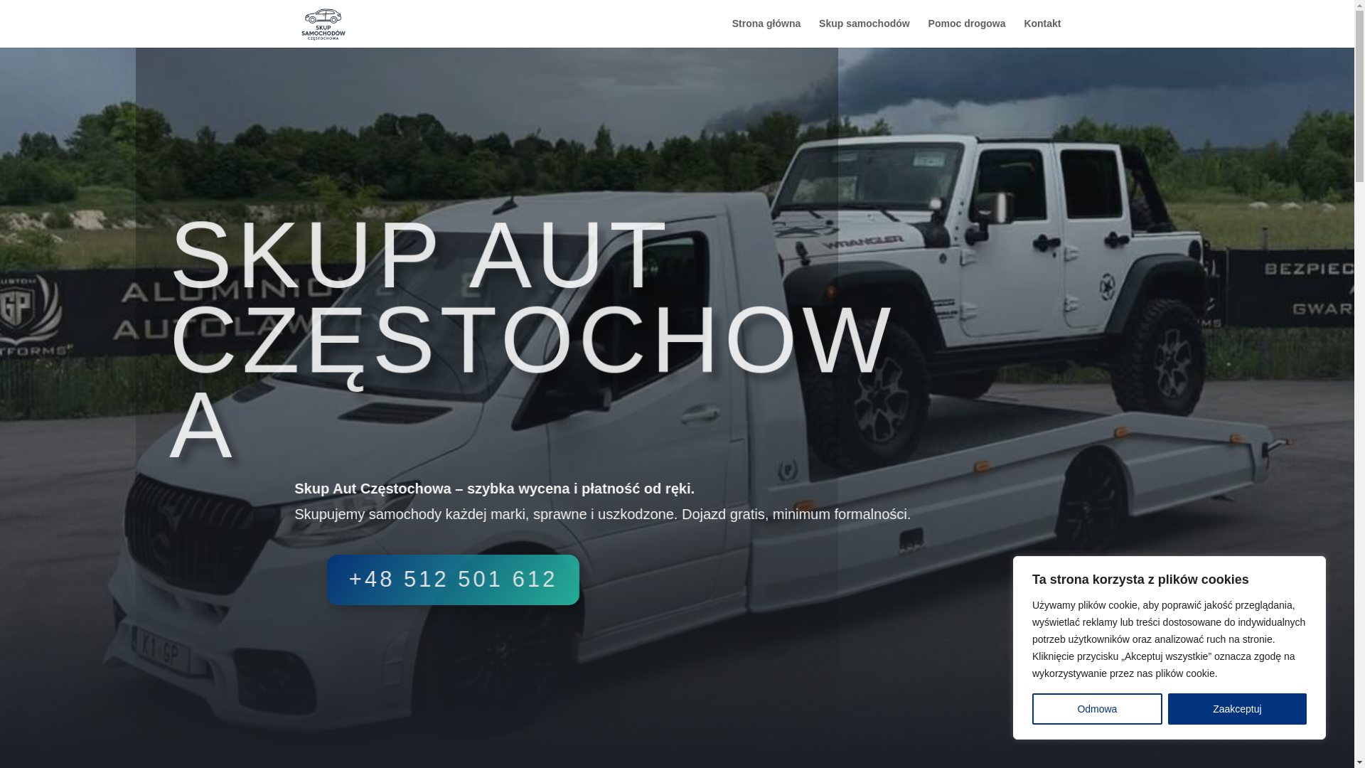 website screenshot of https://skupaut-czestochowa.pl/