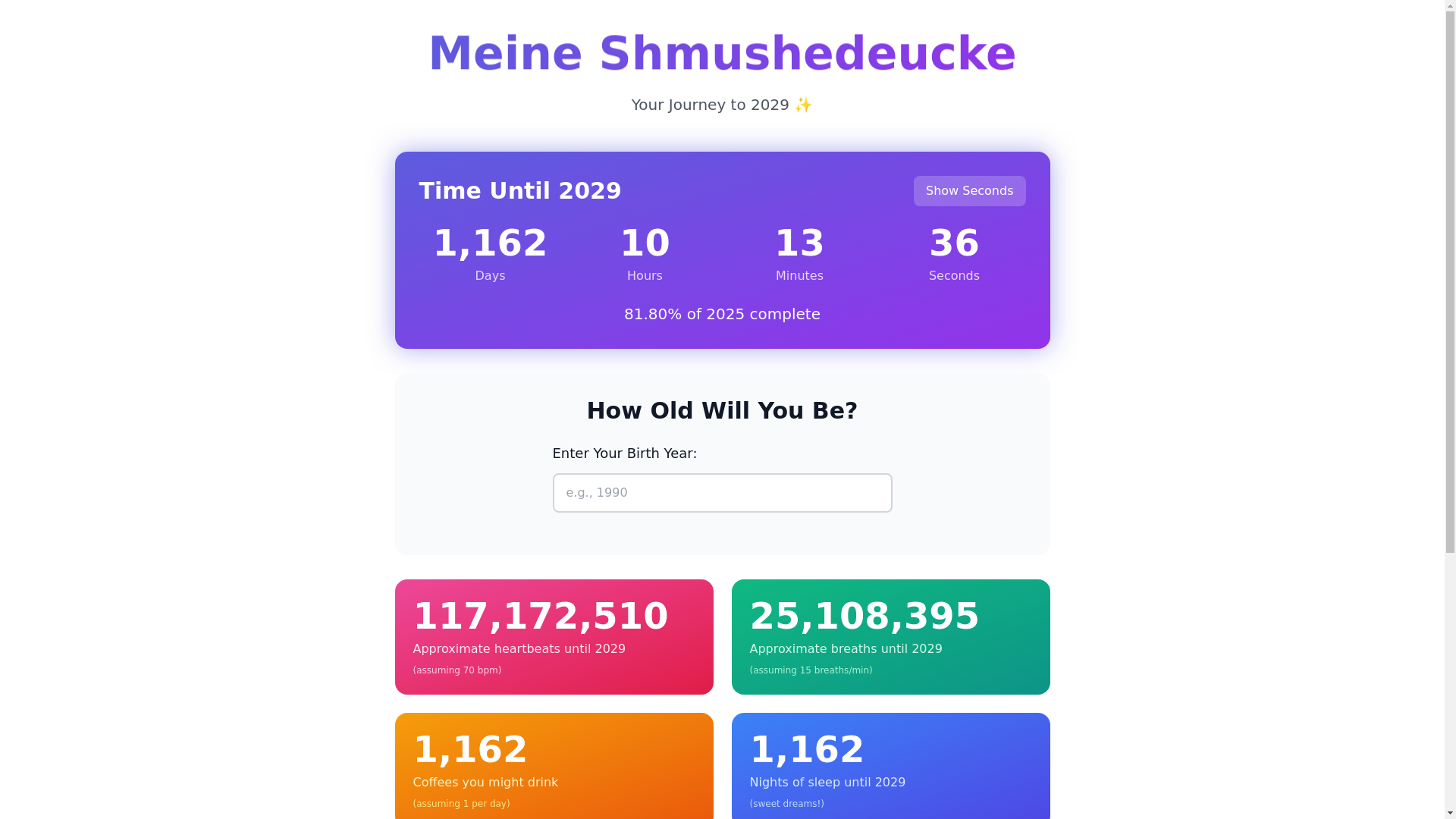 website screenshot of https://meineshmushedeuckecountdown.pages.dev/