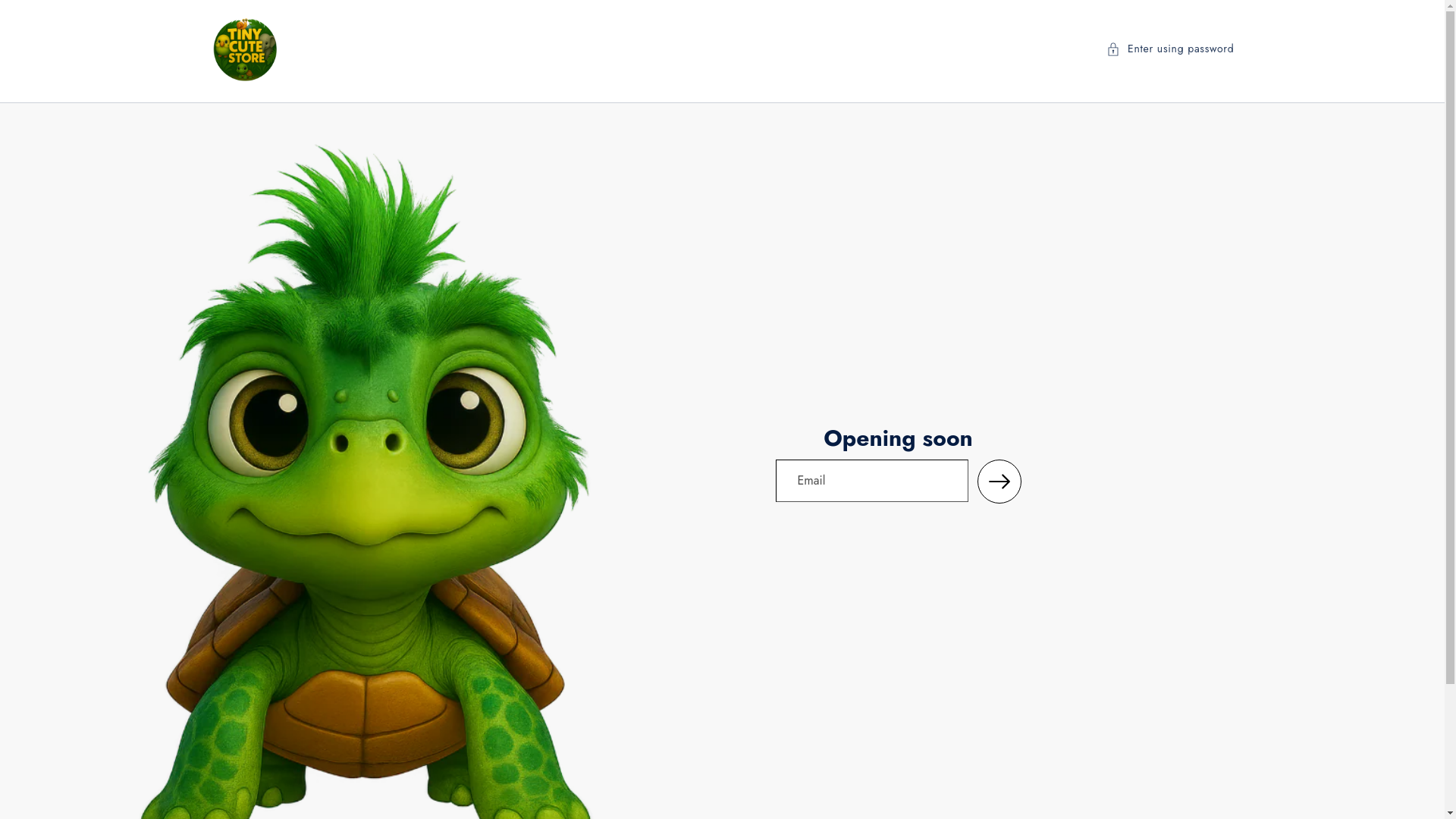 website screenshot of https://tinycute.store/