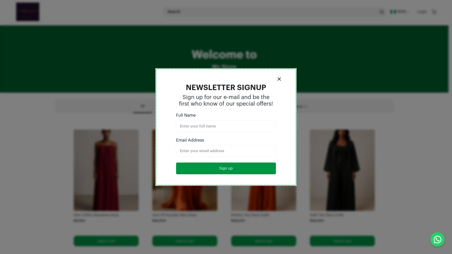 website screenshot of https://lamodepalais.com.ng/