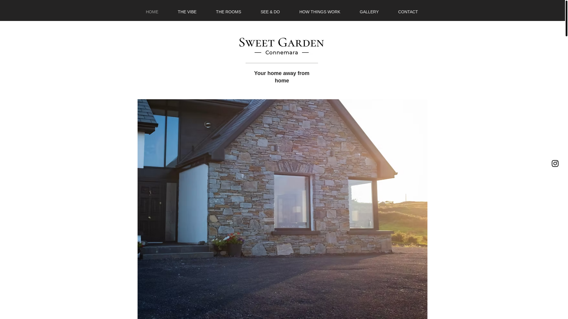 website screenshot of https://sweetgardenconnemara.com/