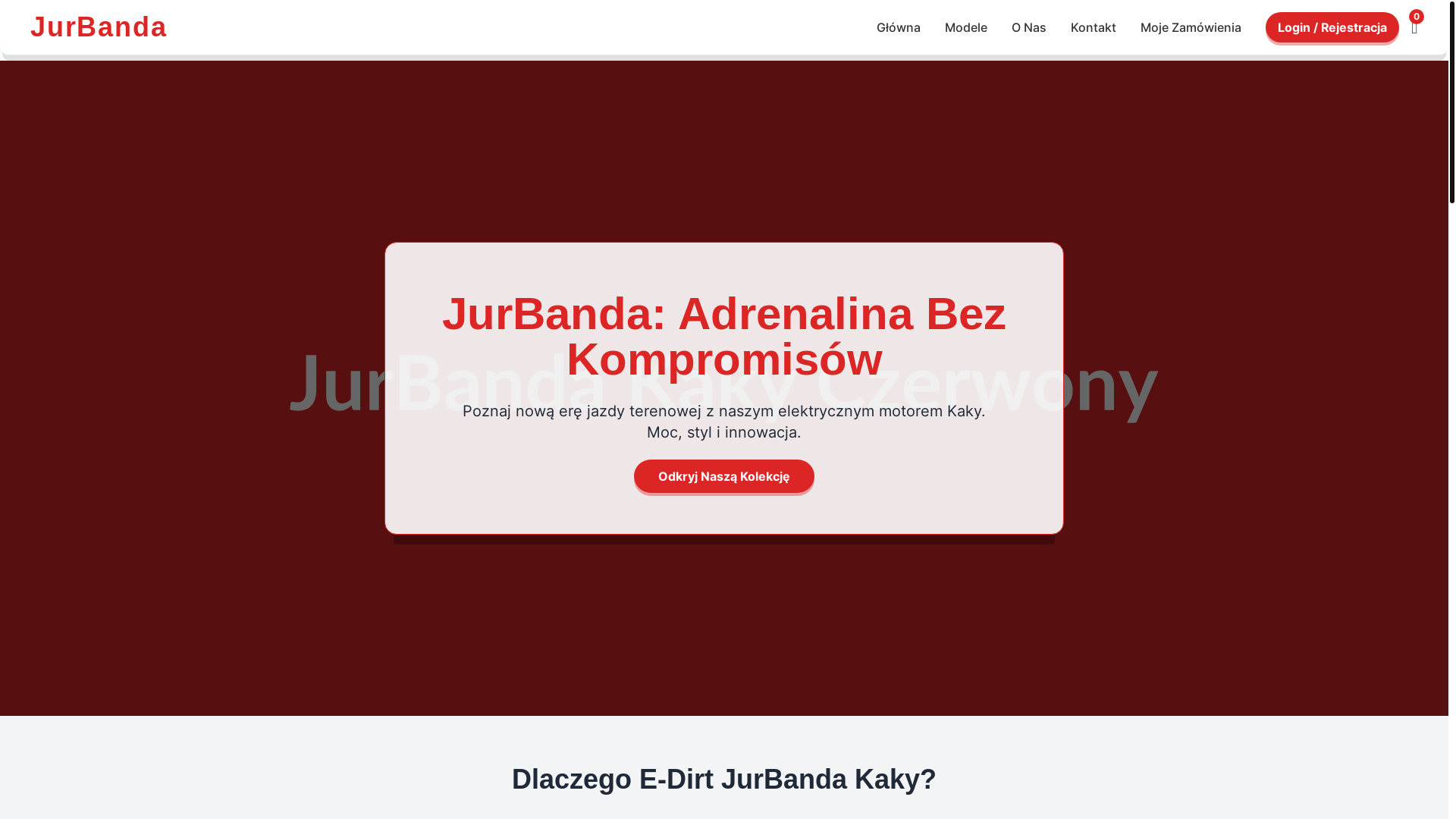 website screenshot of https://jurbanda.pl/