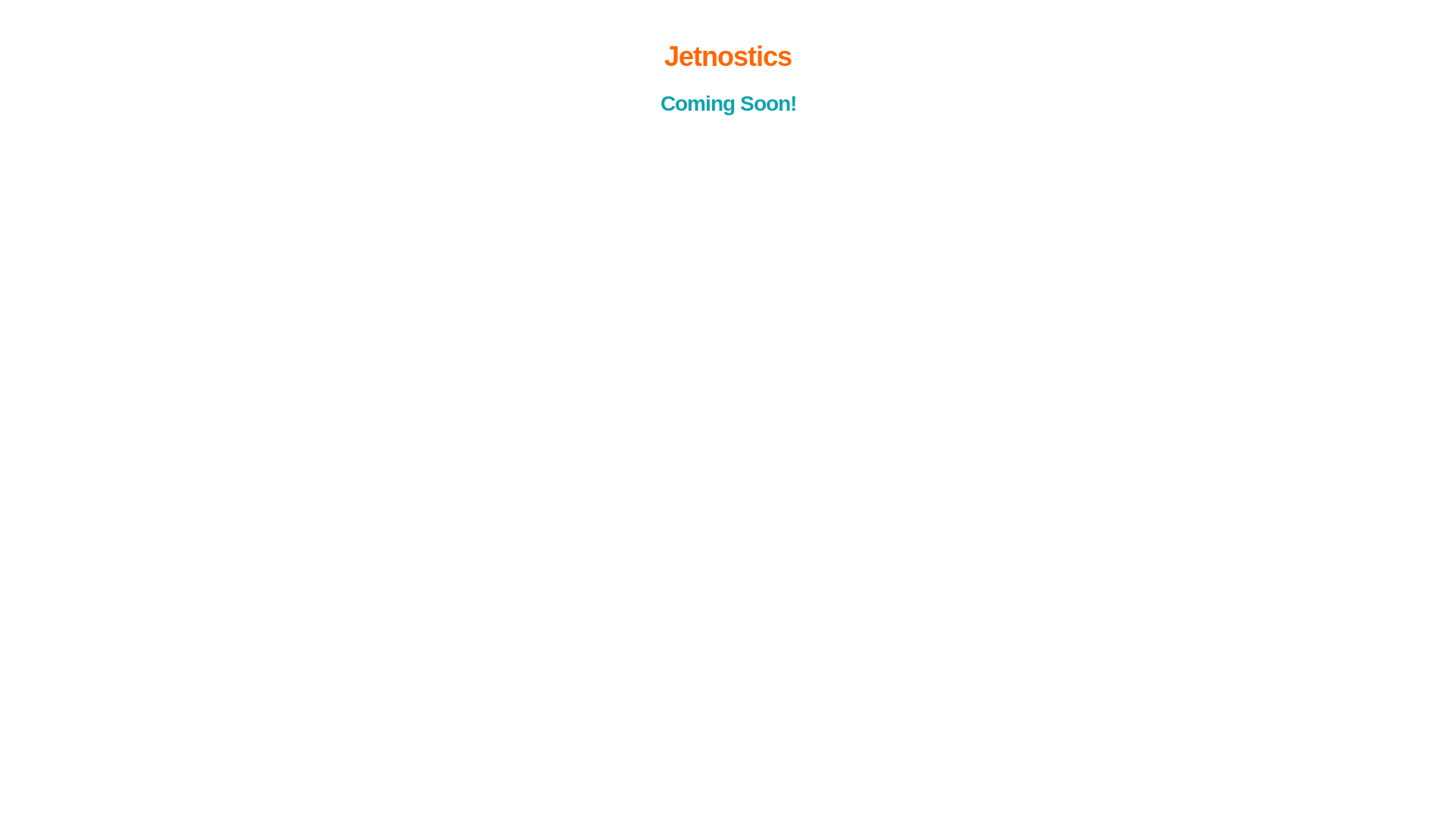 website screenshot of https://jetnostics.com/