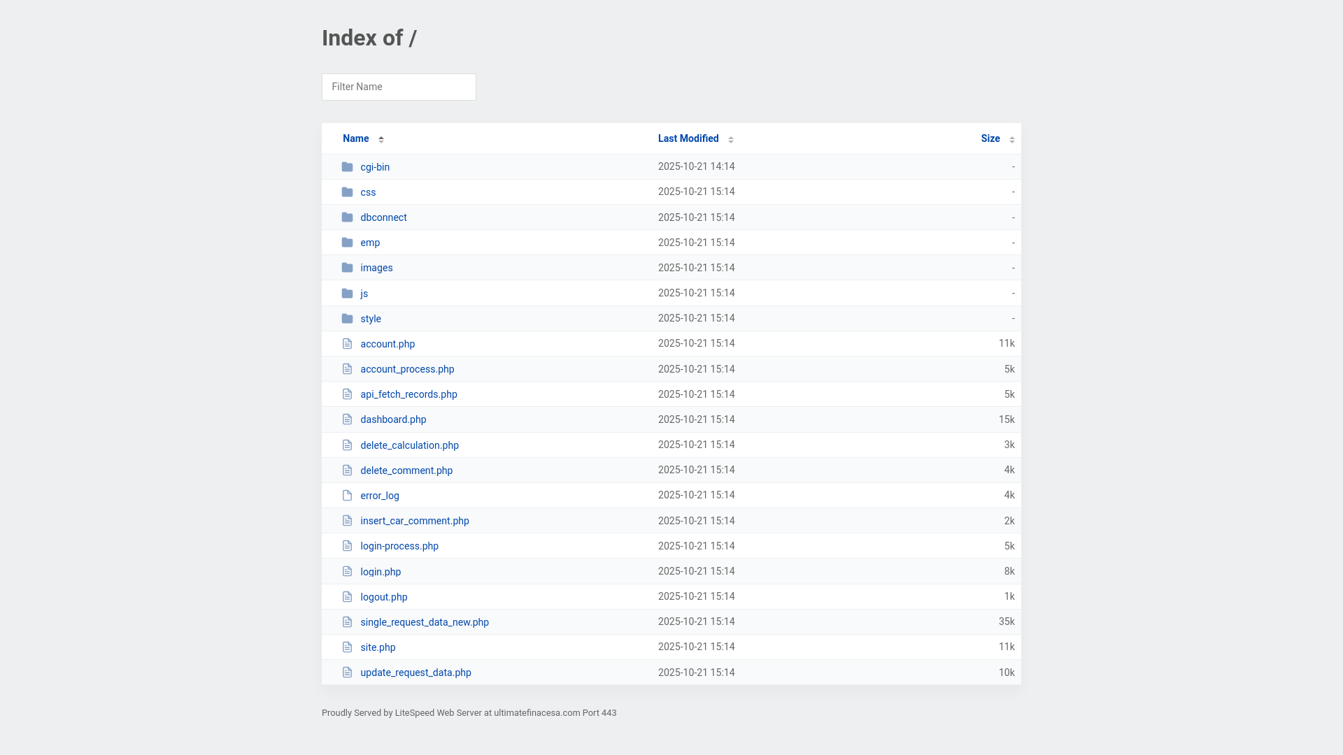 website screenshot of https://ultimatefinacesa.com/