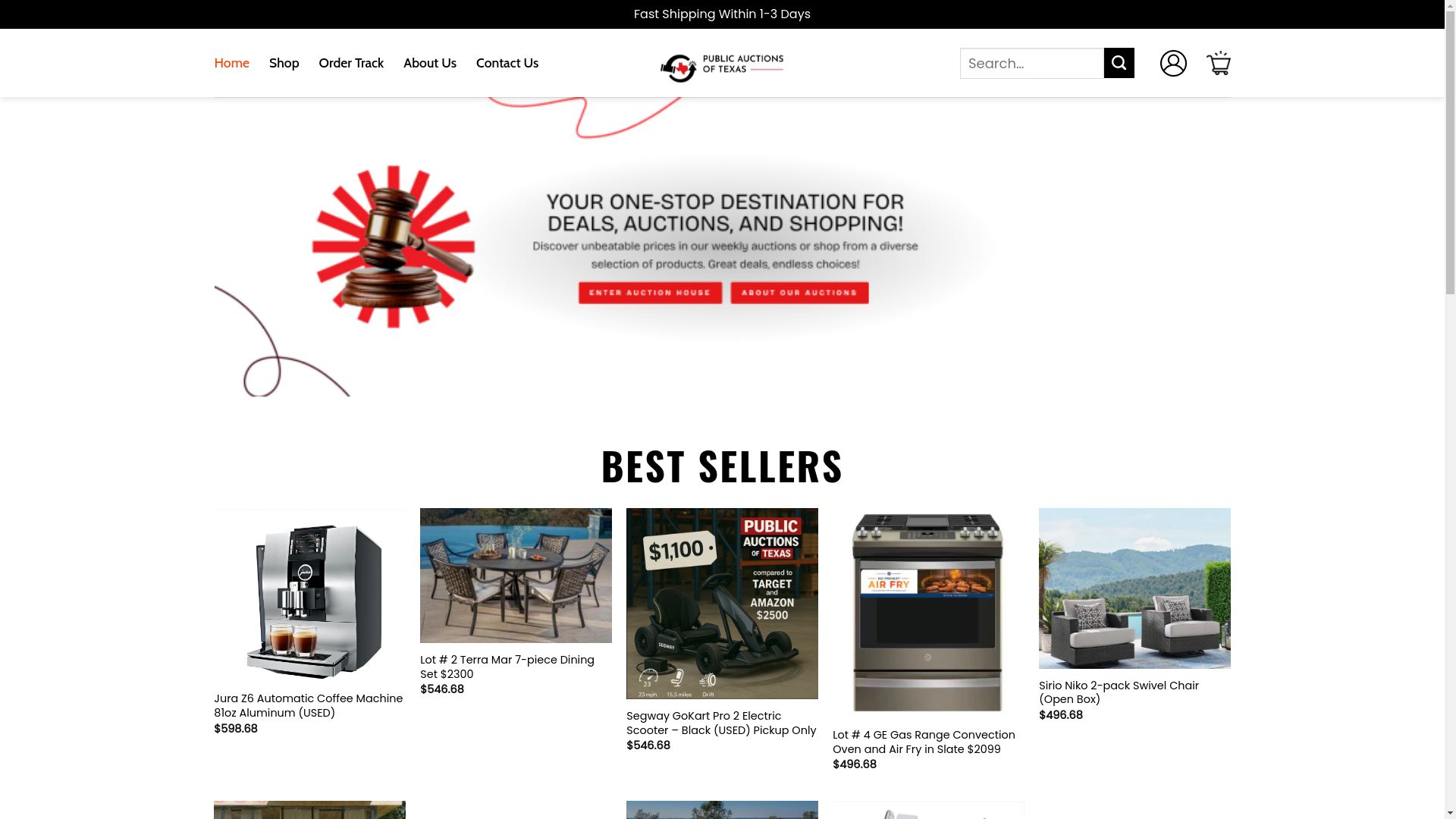 website screenshot of https://thepaotexas.shop/